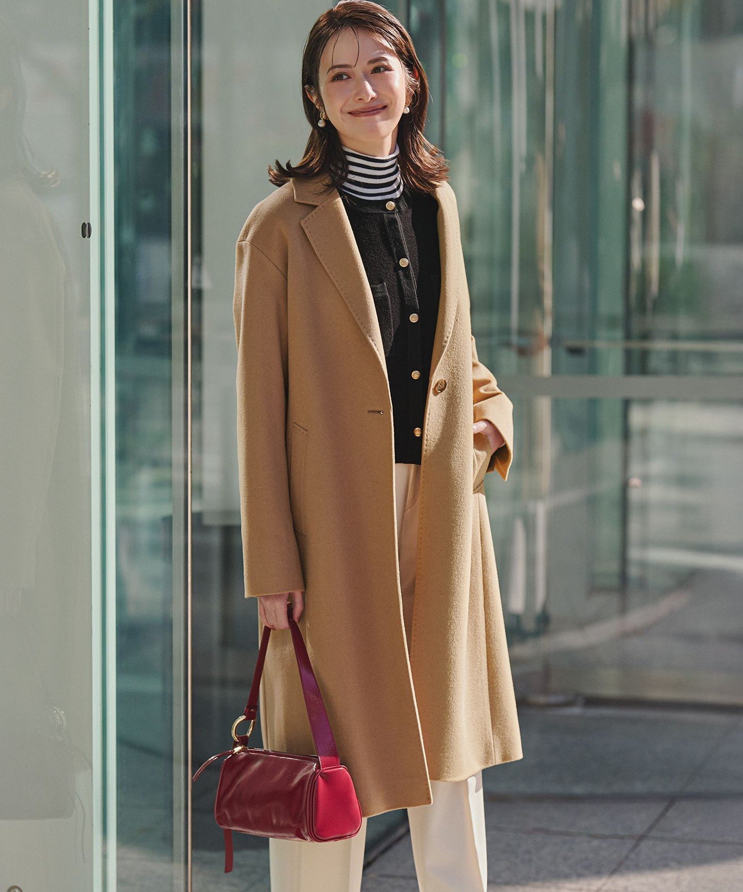 23区｜ウールカシミヤビーバー チェスター コート | Rakuten Fashion