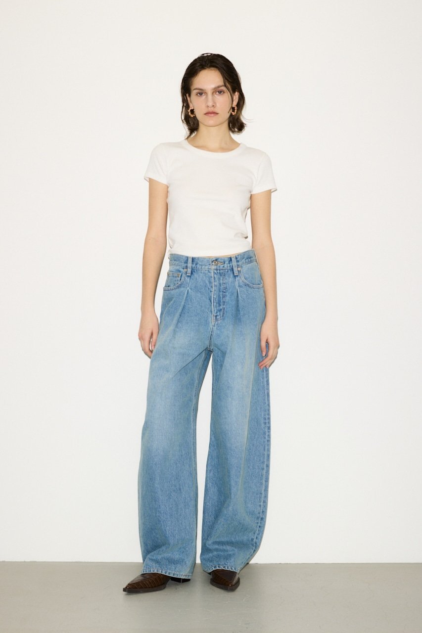 SLY｜【THROW】J/W CURVE TUCKED パンツ | Rakuten Fashion(楽天