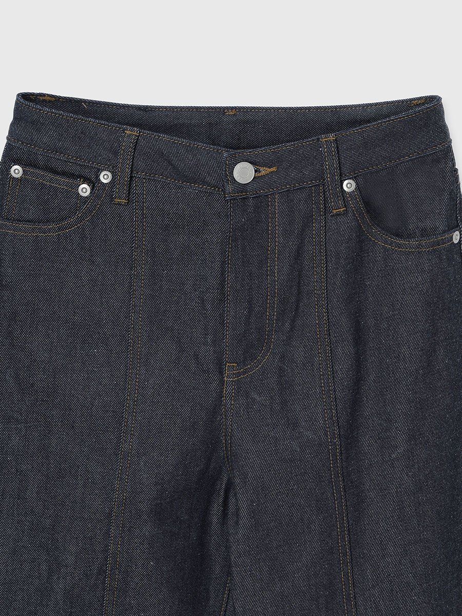 anuans｜センターシームセミフレアデニム | Rakuten Fashion(楽天