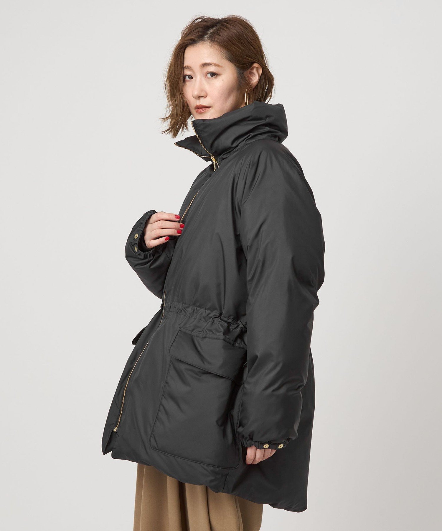 即日発送、conte ミリタリー リバーシブル ダウンジャケット UNITED ARROWS｜<conte>ミリタリー リバーシブル ダウンジャケット