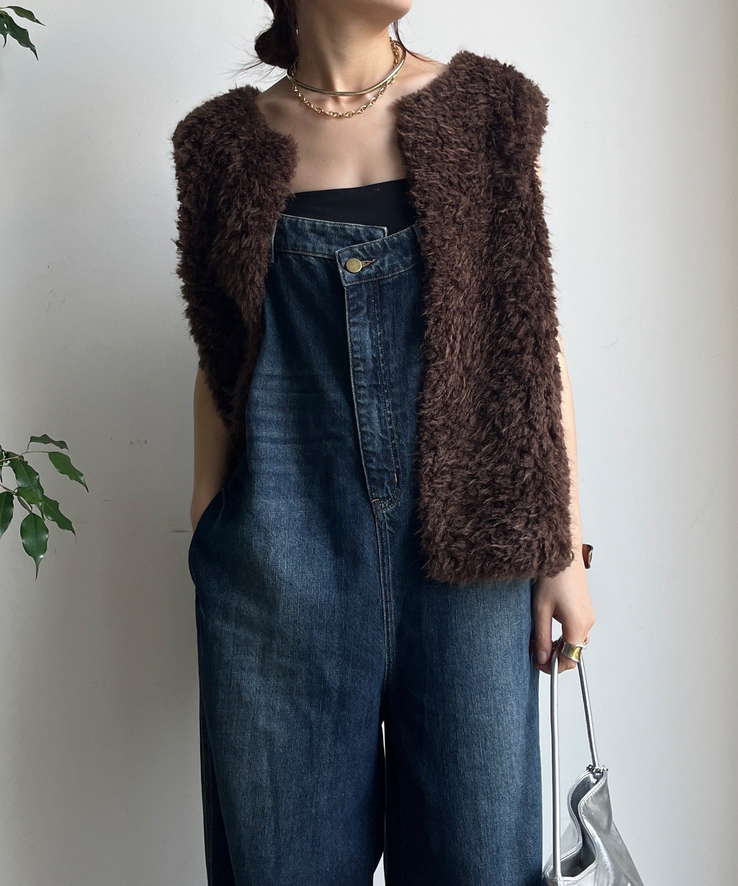 DOUDOU｜【WEB限定】 デニムオールインワン | Rakuten Fashion(楽天