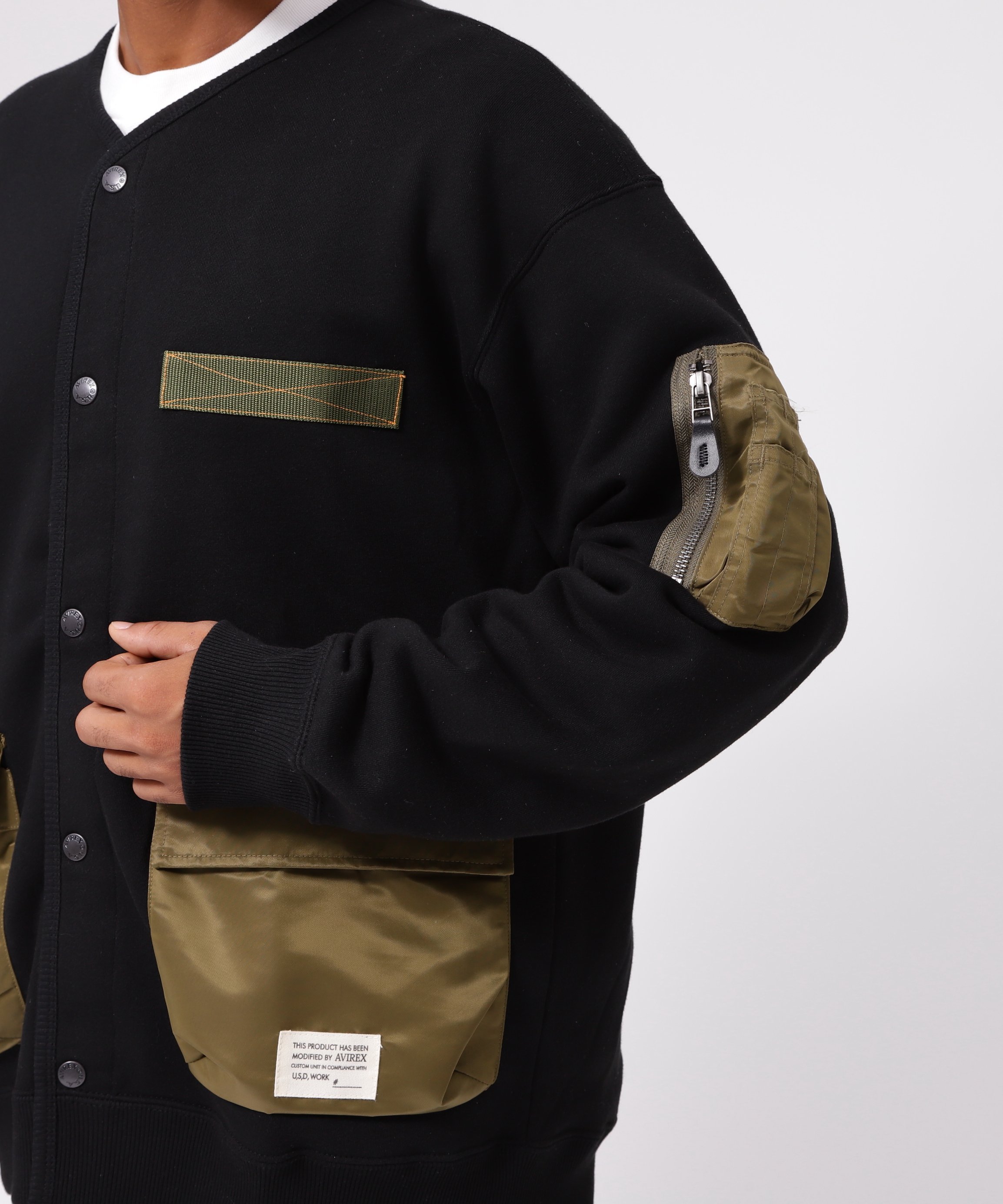 AVIREX｜《WEB&DEPOT限定》TACTICAL CARDIGAN / タクティカル
