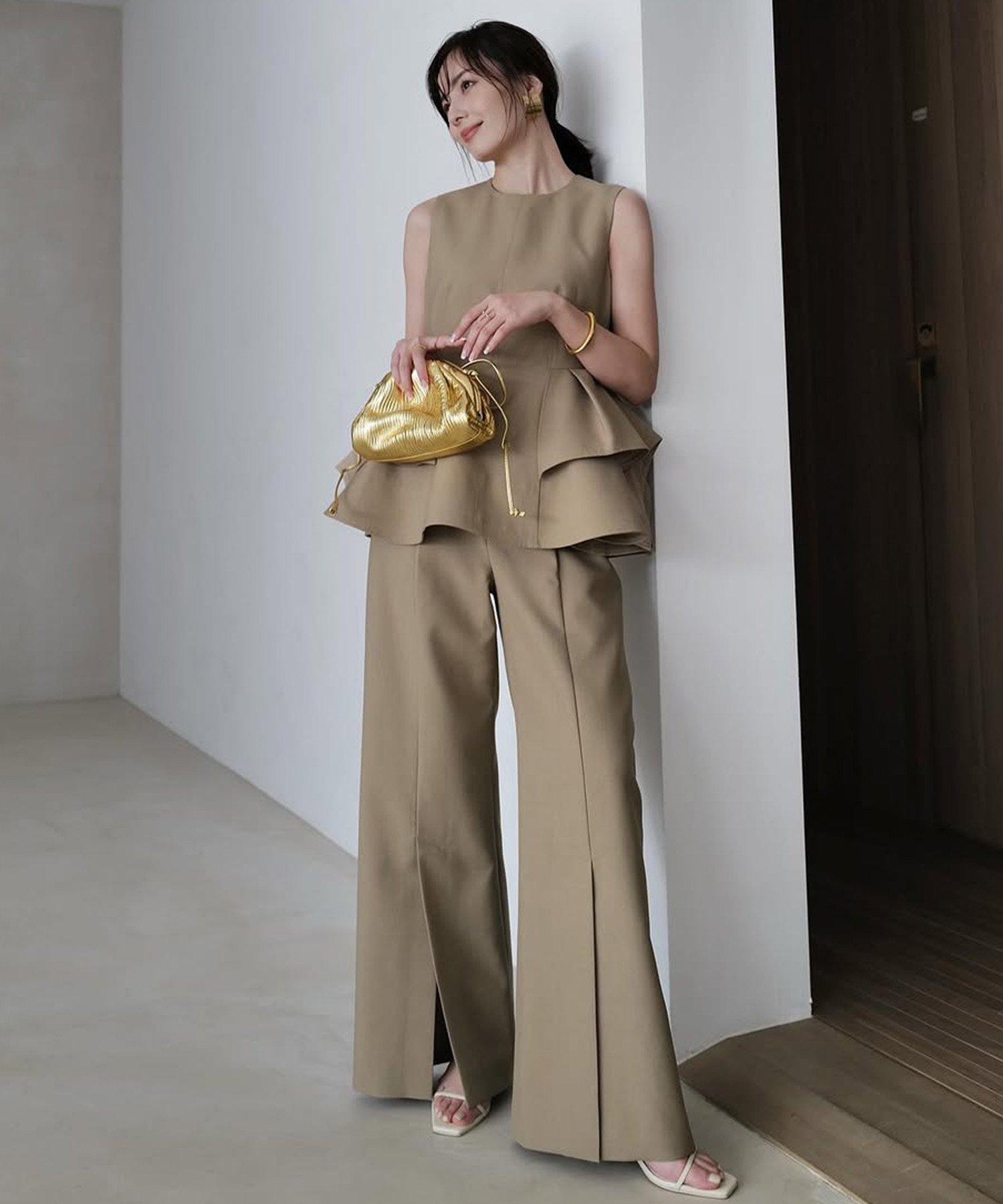 anuans｜オブジェクトフレアトップス | Rakuten Fashion(楽天