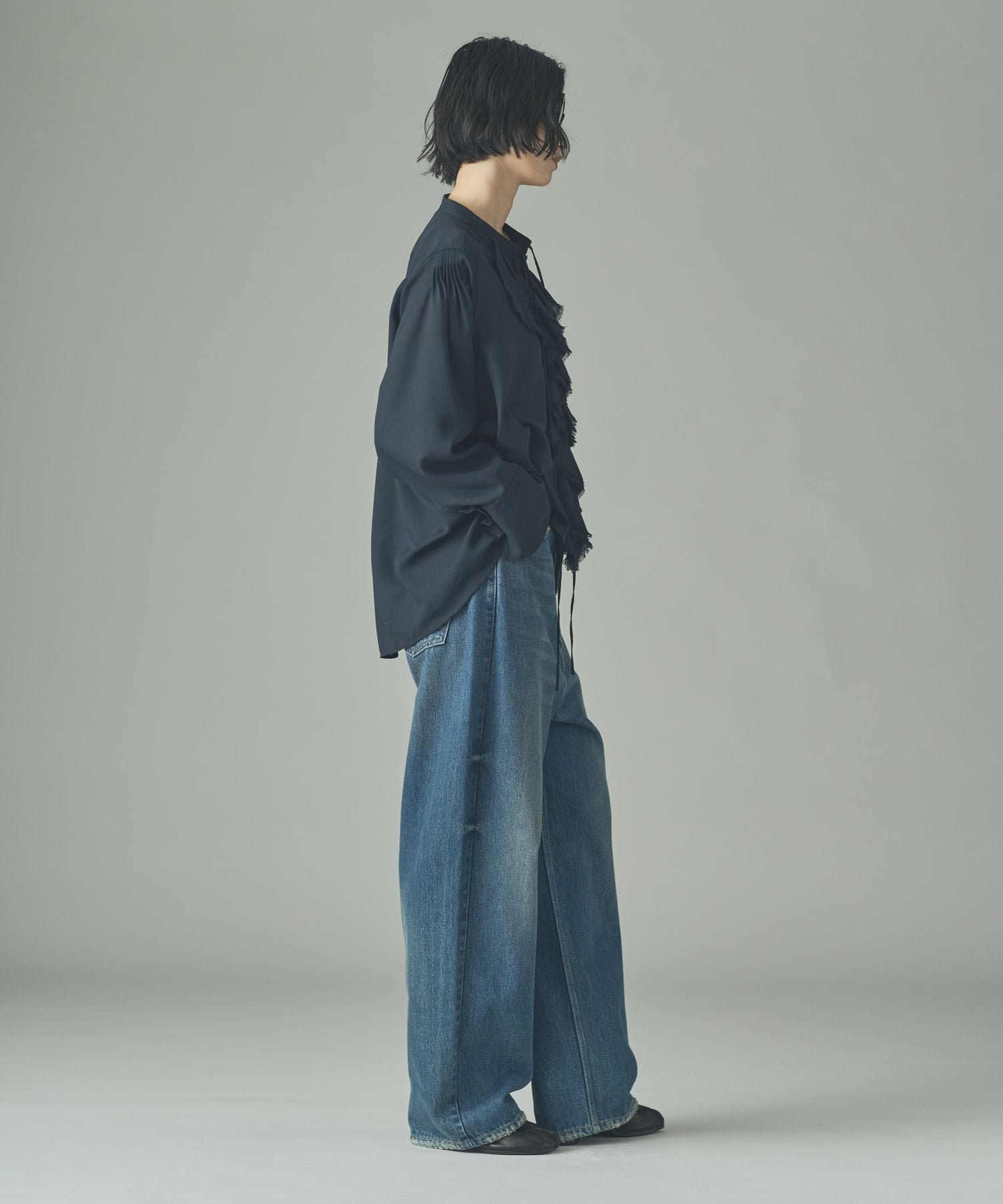 Curensology ＜&RC ＞ ワイドルーズデニムパンツ38 Curensology(カレンソロジー)/＜&RC＞スーパーワイドルーズデニム