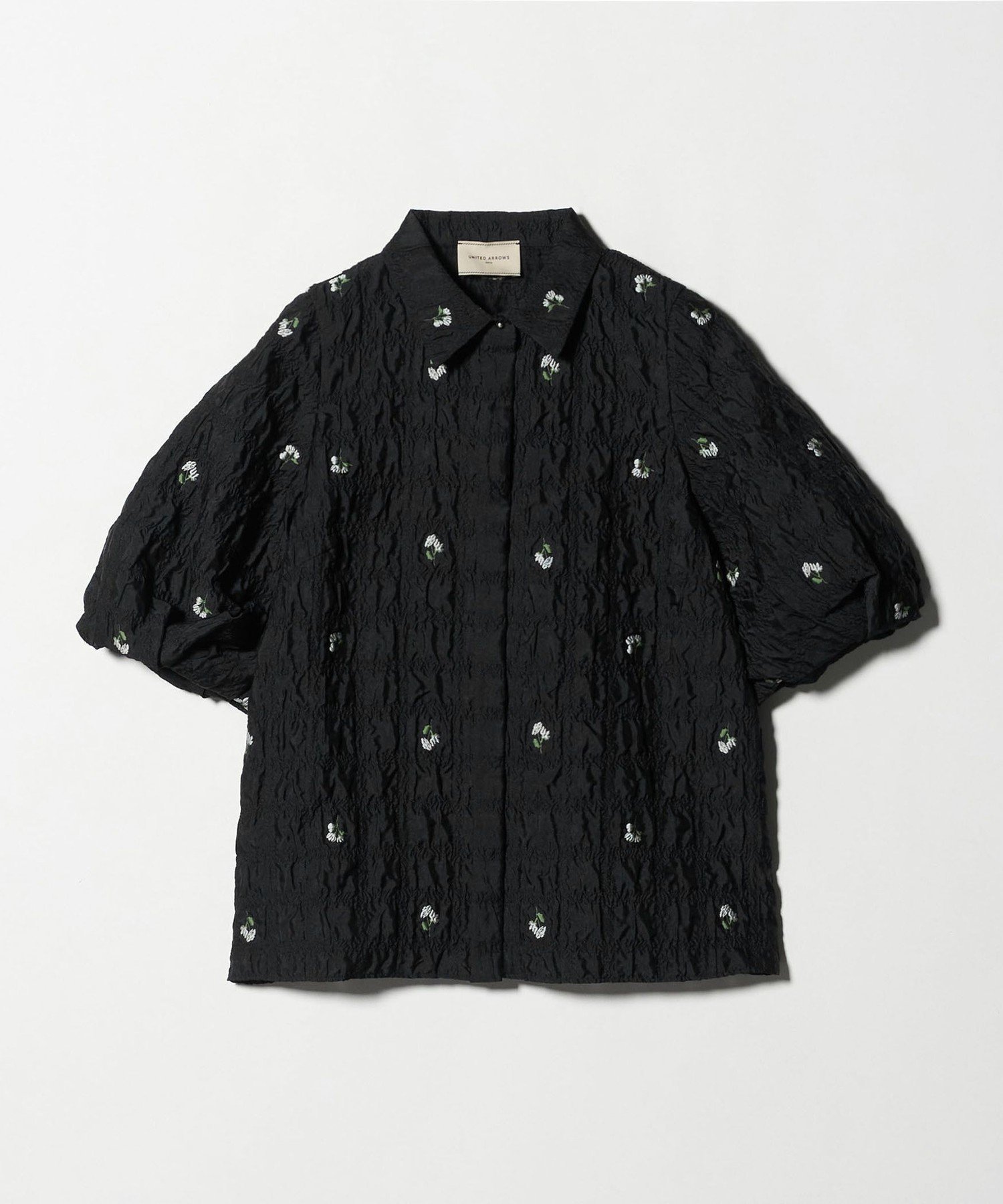 UNITED ARROWS｜スクエア フラワー ジャガード ブラウス | Rakuten