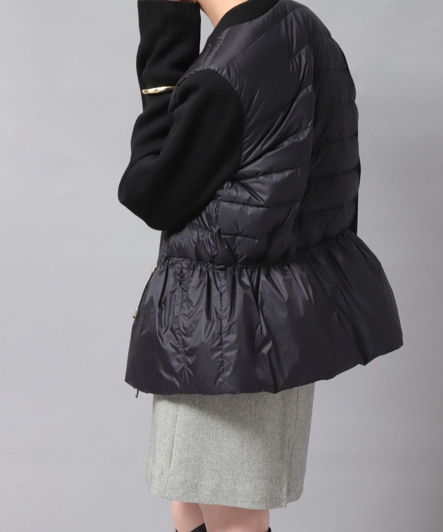 NOLLEY'S｜【TAION/タイオン】別注ニットコンビダウンジャケット