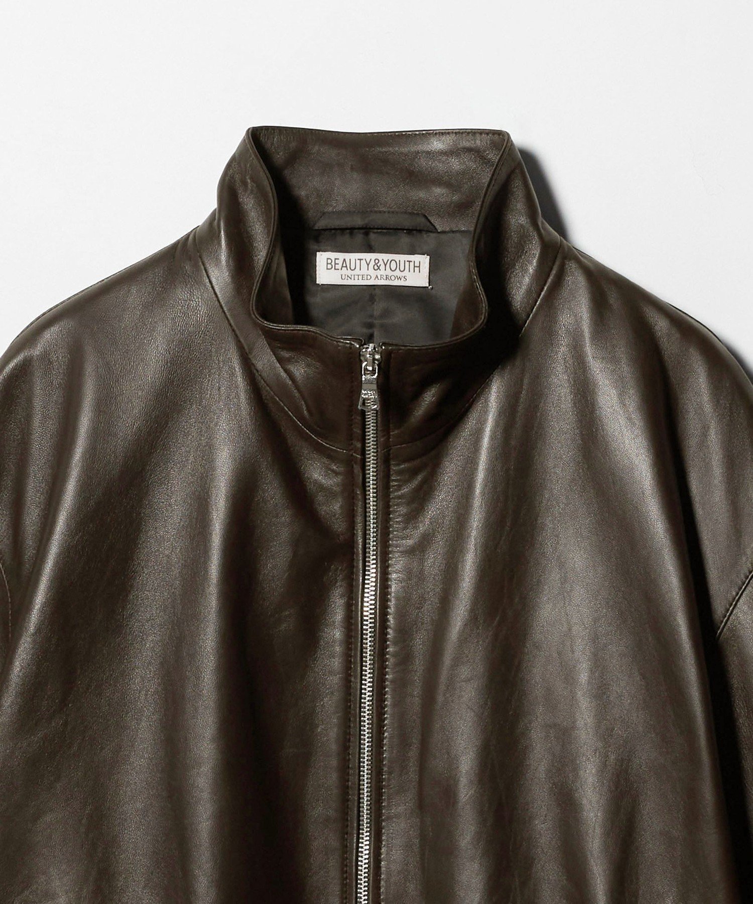 BEAUTY&YOUTH UNITED ARROWS｜セミベジタブル シープ レザー ブルゾン