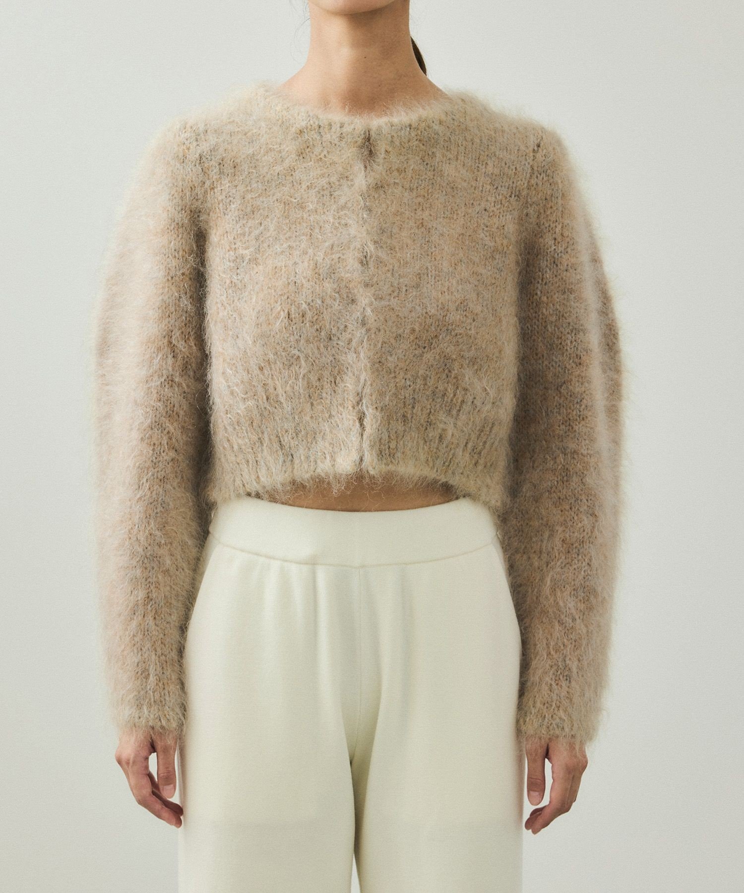 ADAM ET ROPE'｜【EMOELLE】モヘアファーボレロカーディガン | Rakuten