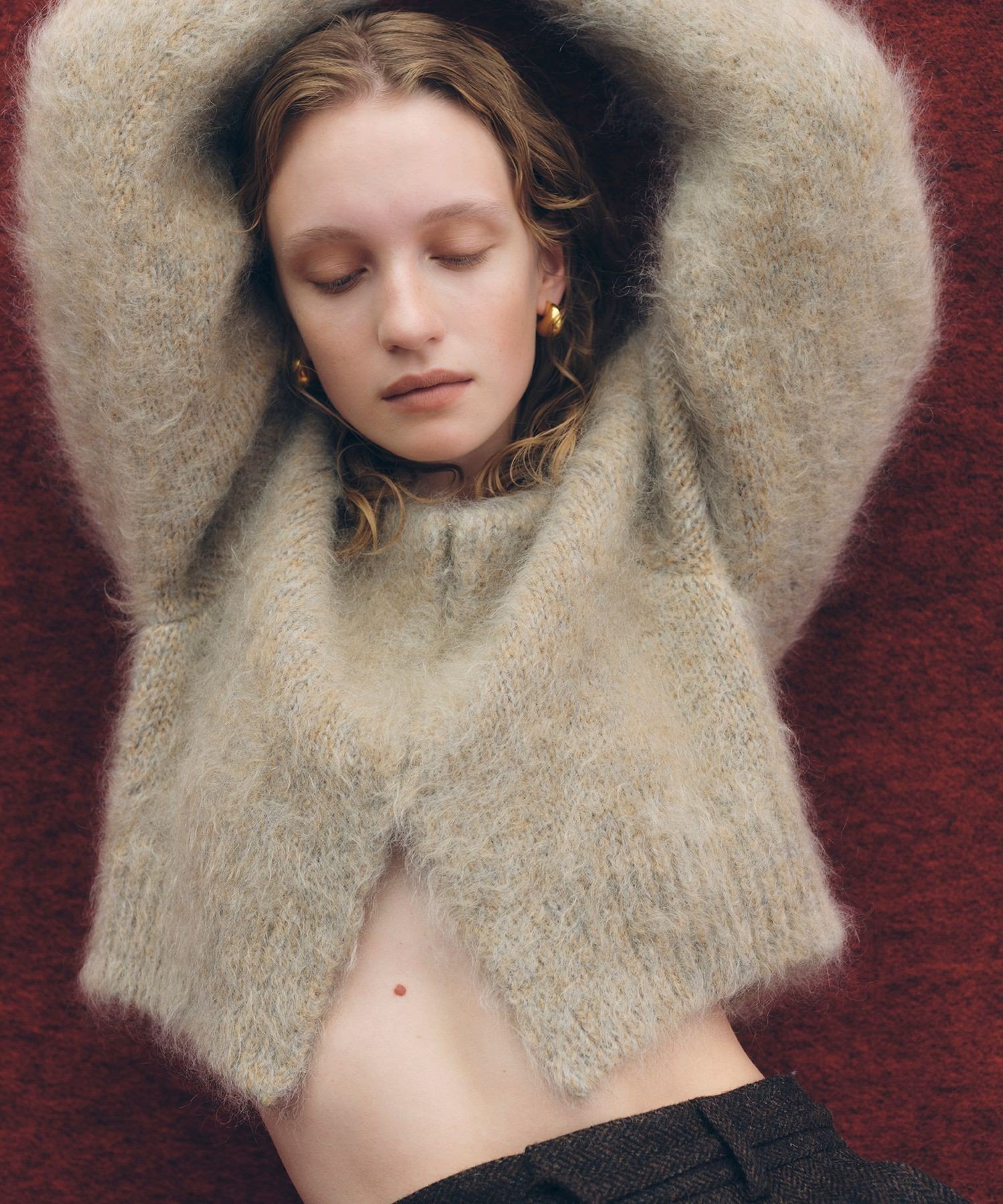 ADAM ET ROPE'｜【EMOELLE】モヘアファーボレロカーディガン | Rakuten