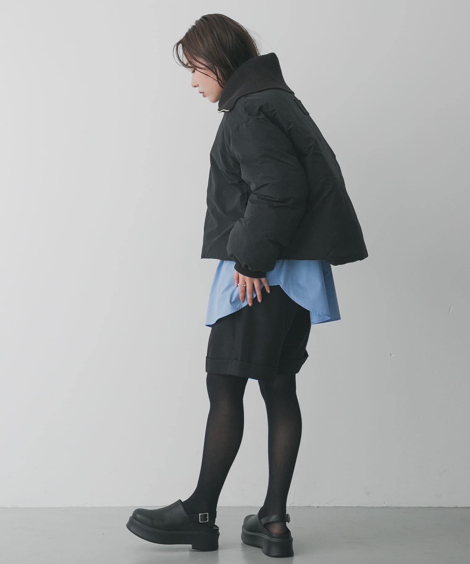 SENSE OF PLACE｜ビッグカラーショートパフジャケット | Rakuten