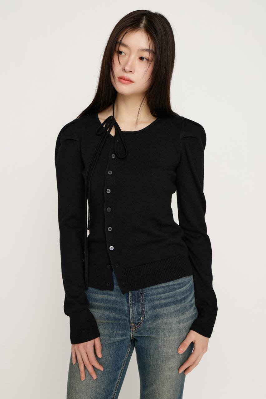 SLY｜LAYERED LIKE CROP KNIT トップス | Rakuten Fashion(楽天