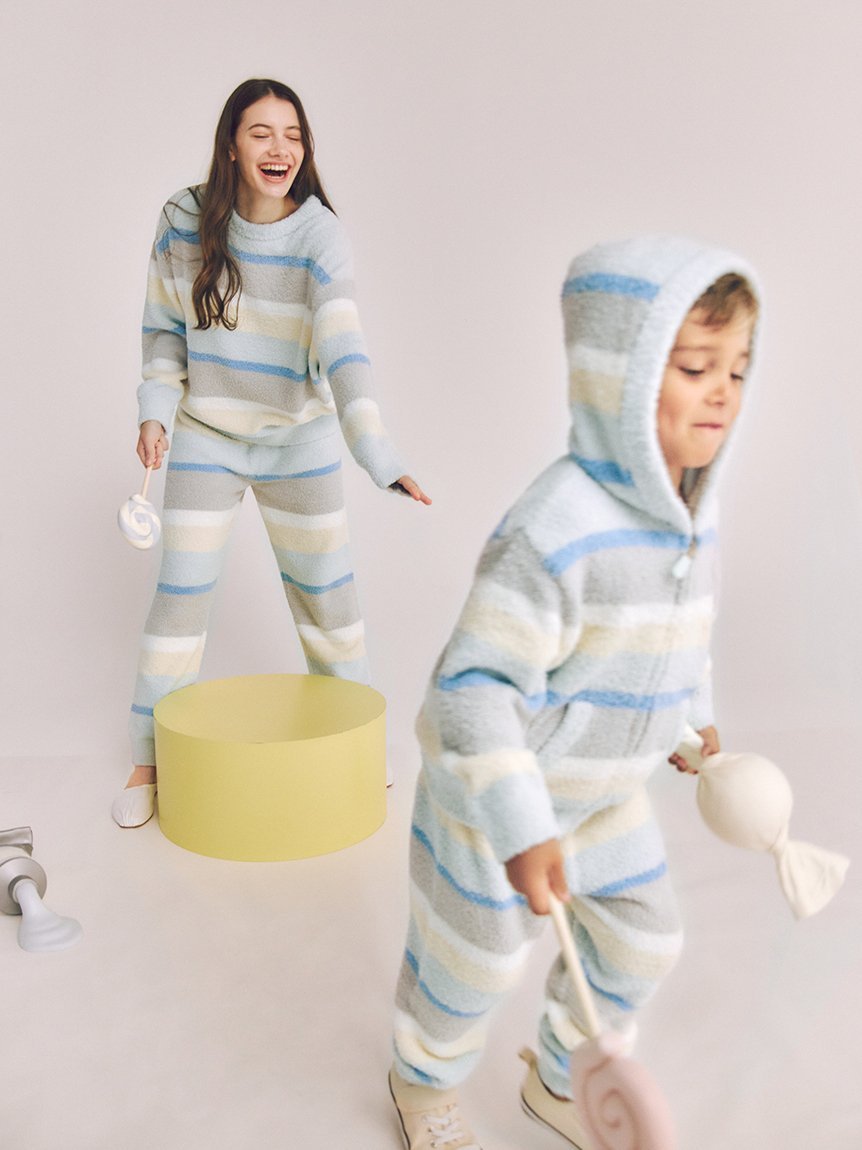 gelato pique｜ベビモコカラフルボーダープルオーバー | Rakuten