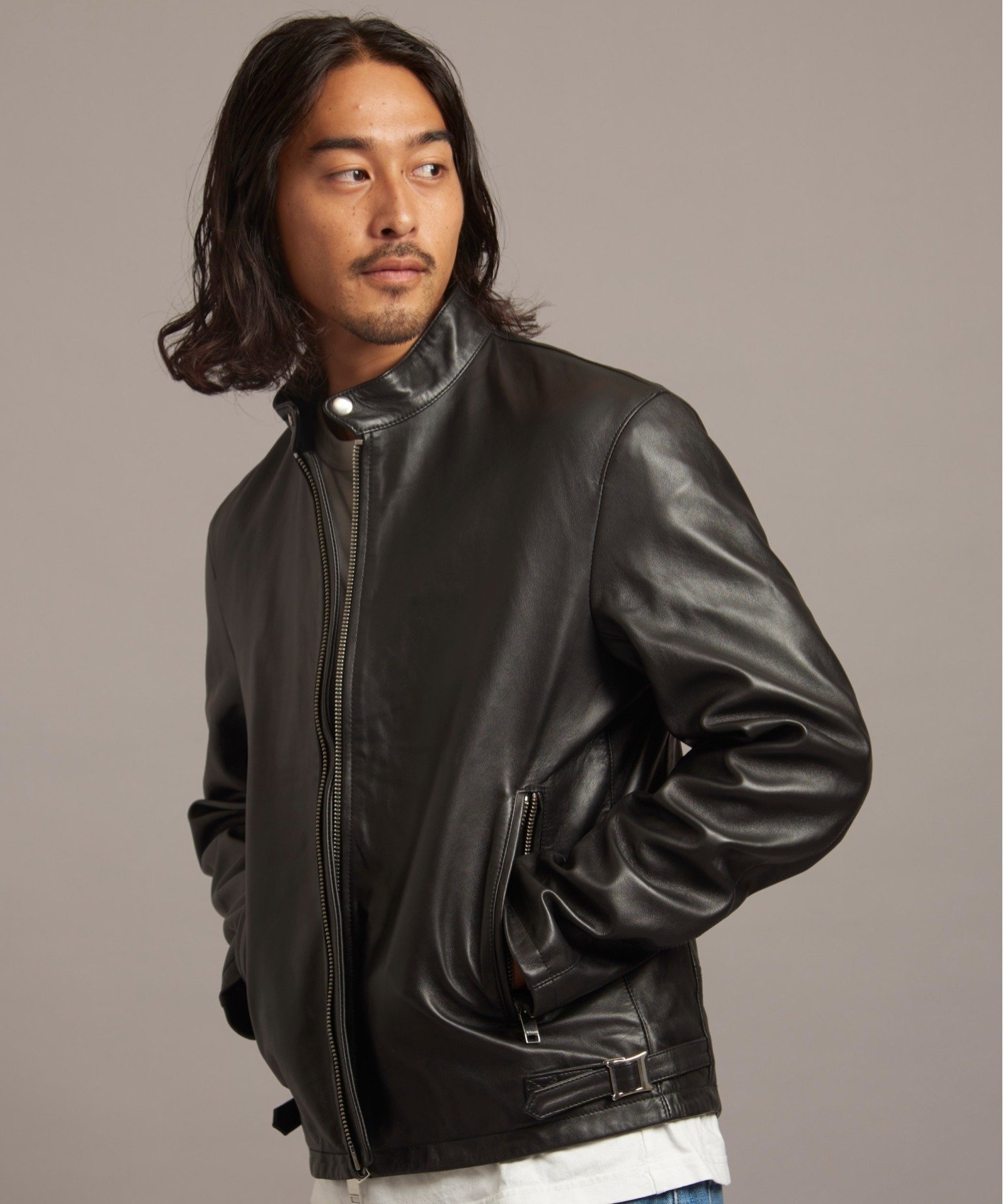 JACKROSE｜JE LAMB LEATHER SINGLE RIDERS 24(MENS) | Rakuten Fashion