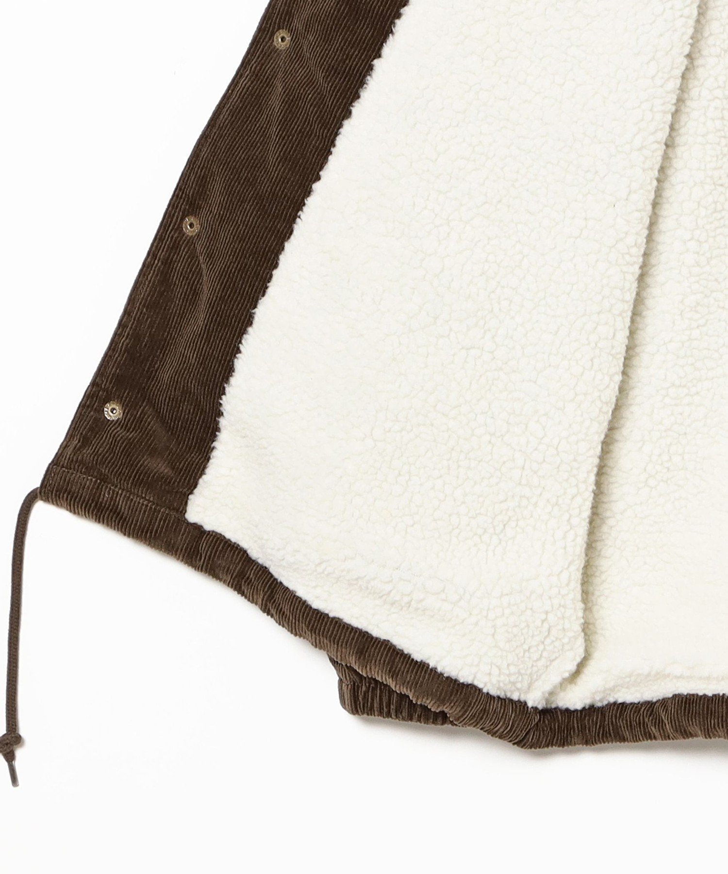 BEAMS MEN｜ルーズフィット コーデュロイ ボア コーチジャケット