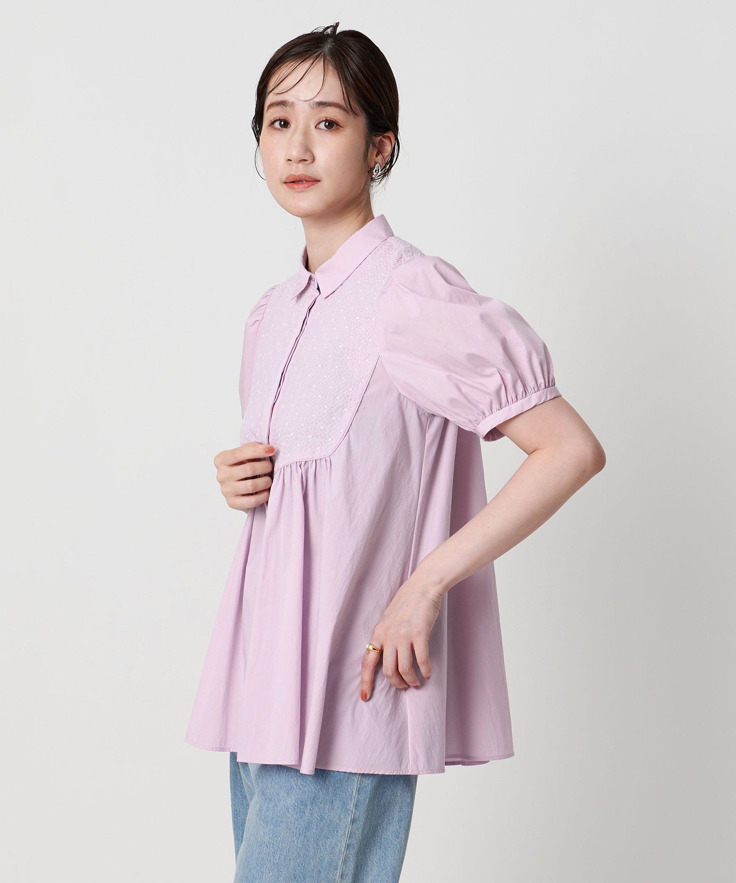 UNITED ARROWS LTD. OUTLET｜エンブロイダリーショートスリーブ