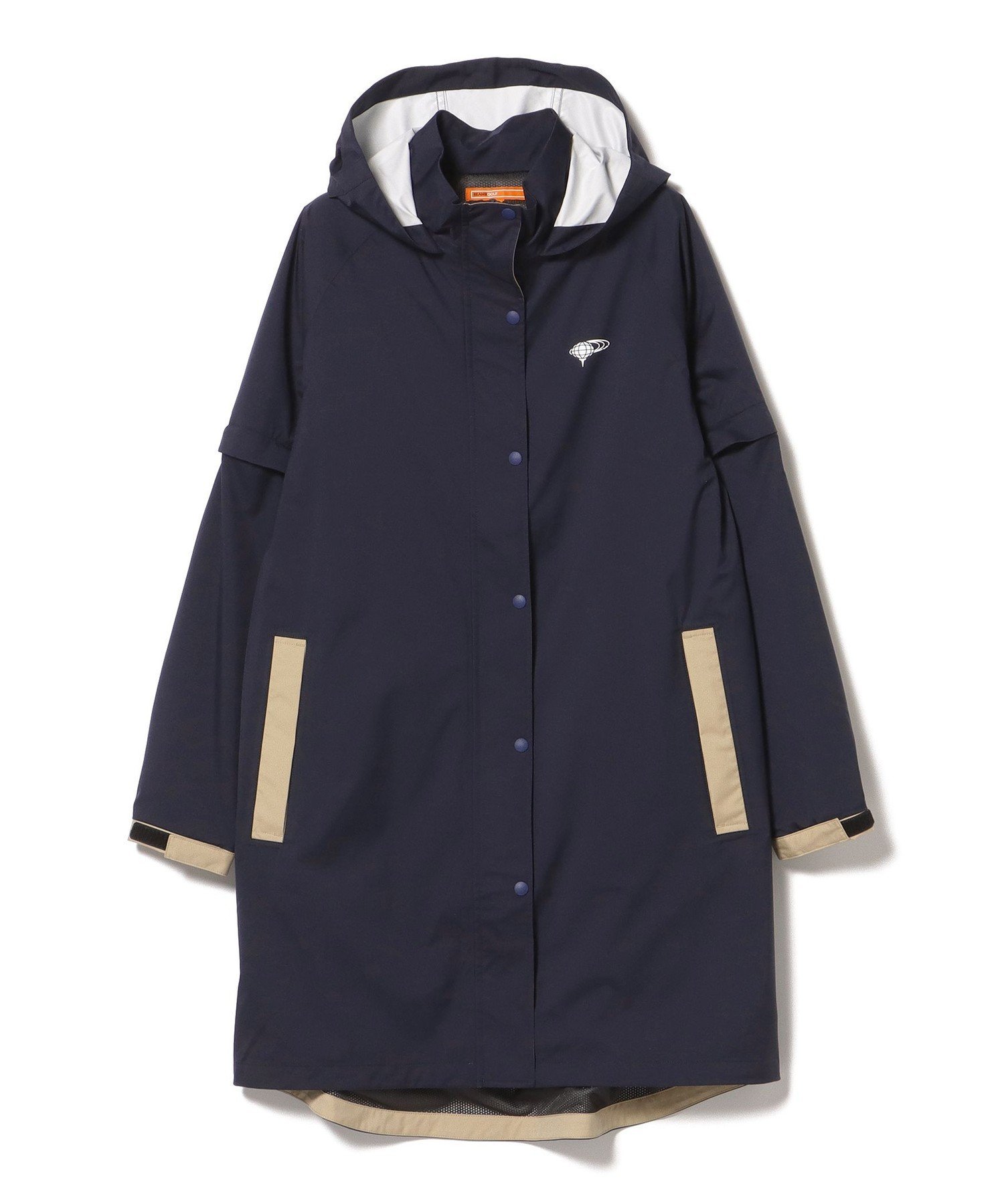 BEAMS GOLF 2WAY レインコート BEAMS GOLF（ビームス ゴルフ）〈WOMEN〉 ORANGE LABEL / 2WAY レイン
