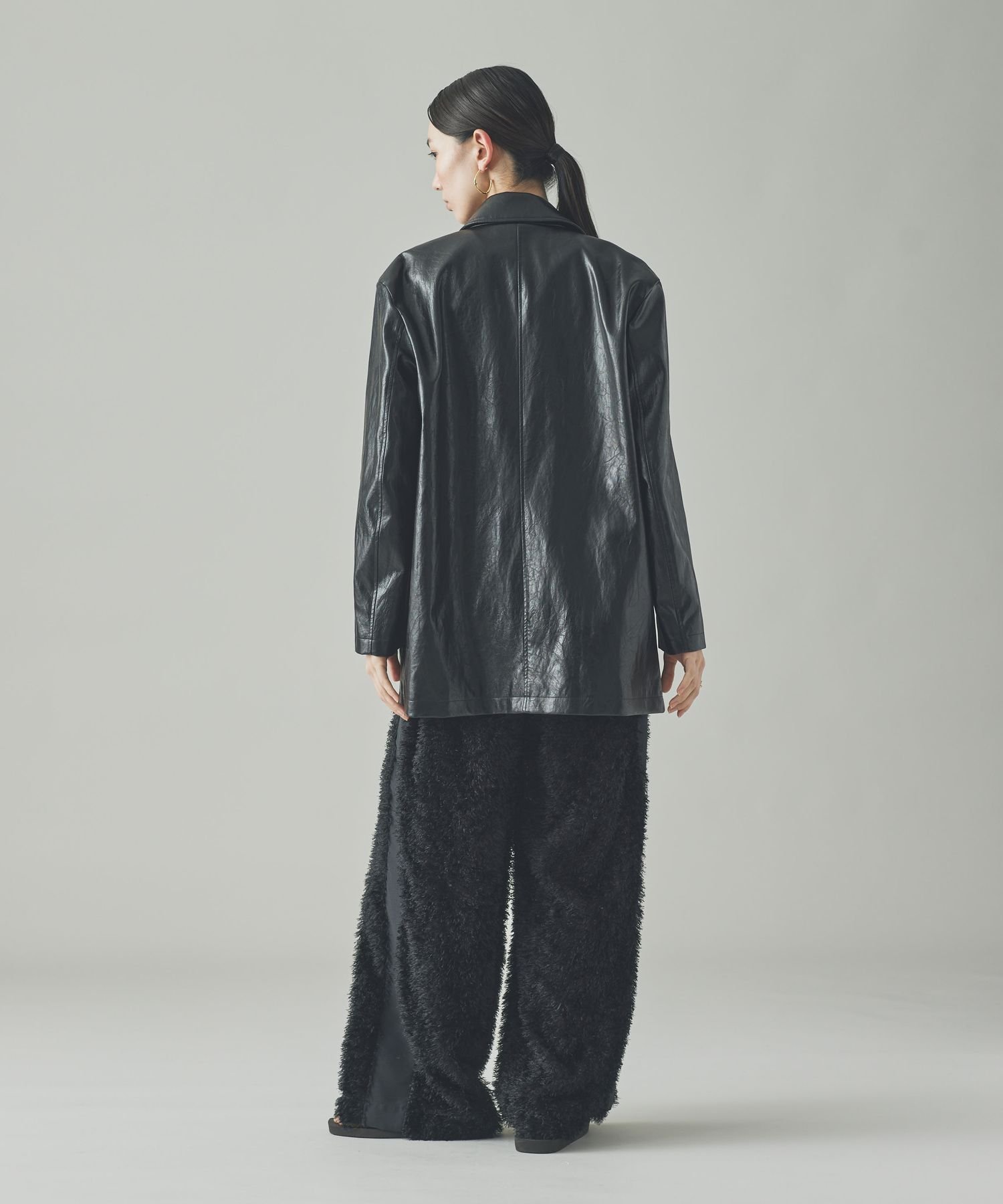 Curensology｜ヴィンテージフェイクレザーカバーオール | Rakuten