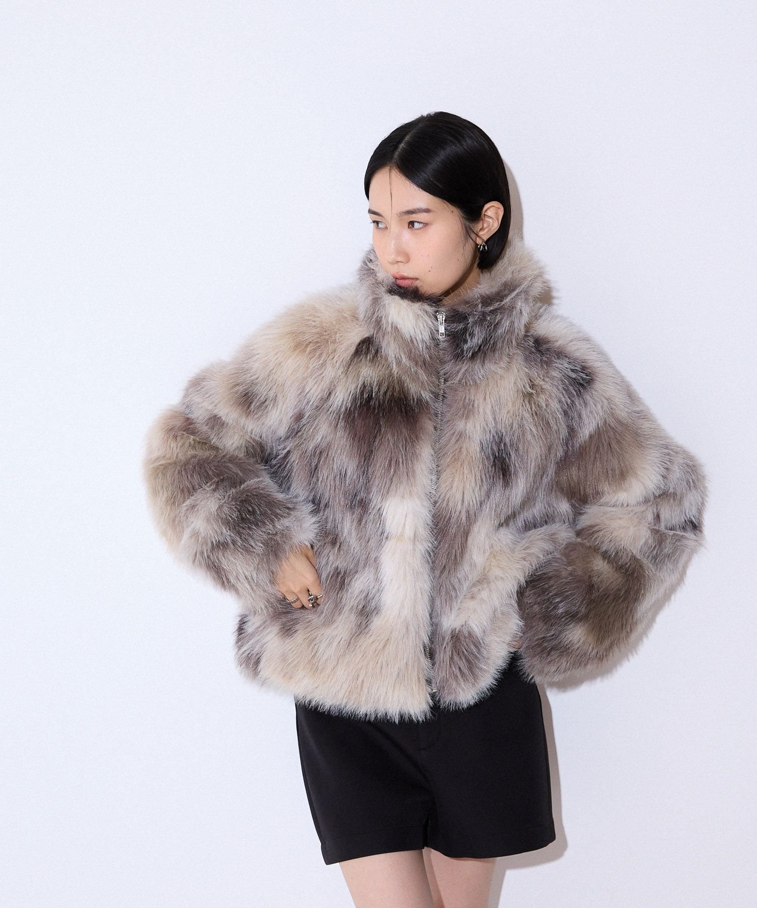 JEANASIS｜MIXカラーファーブルゾン | Rakuten Fashion(楽天