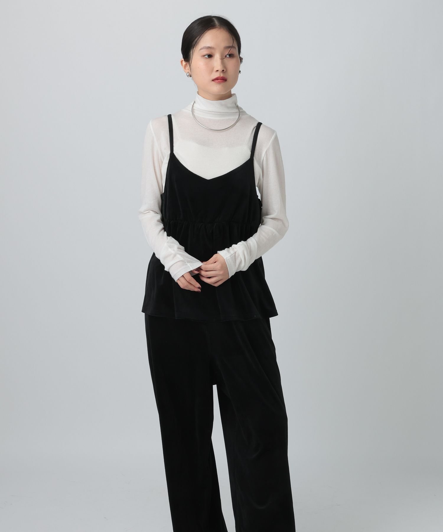 LEPSIM｜ベロアキャミサロペット | Rakuten Fashion(楽天ファッション