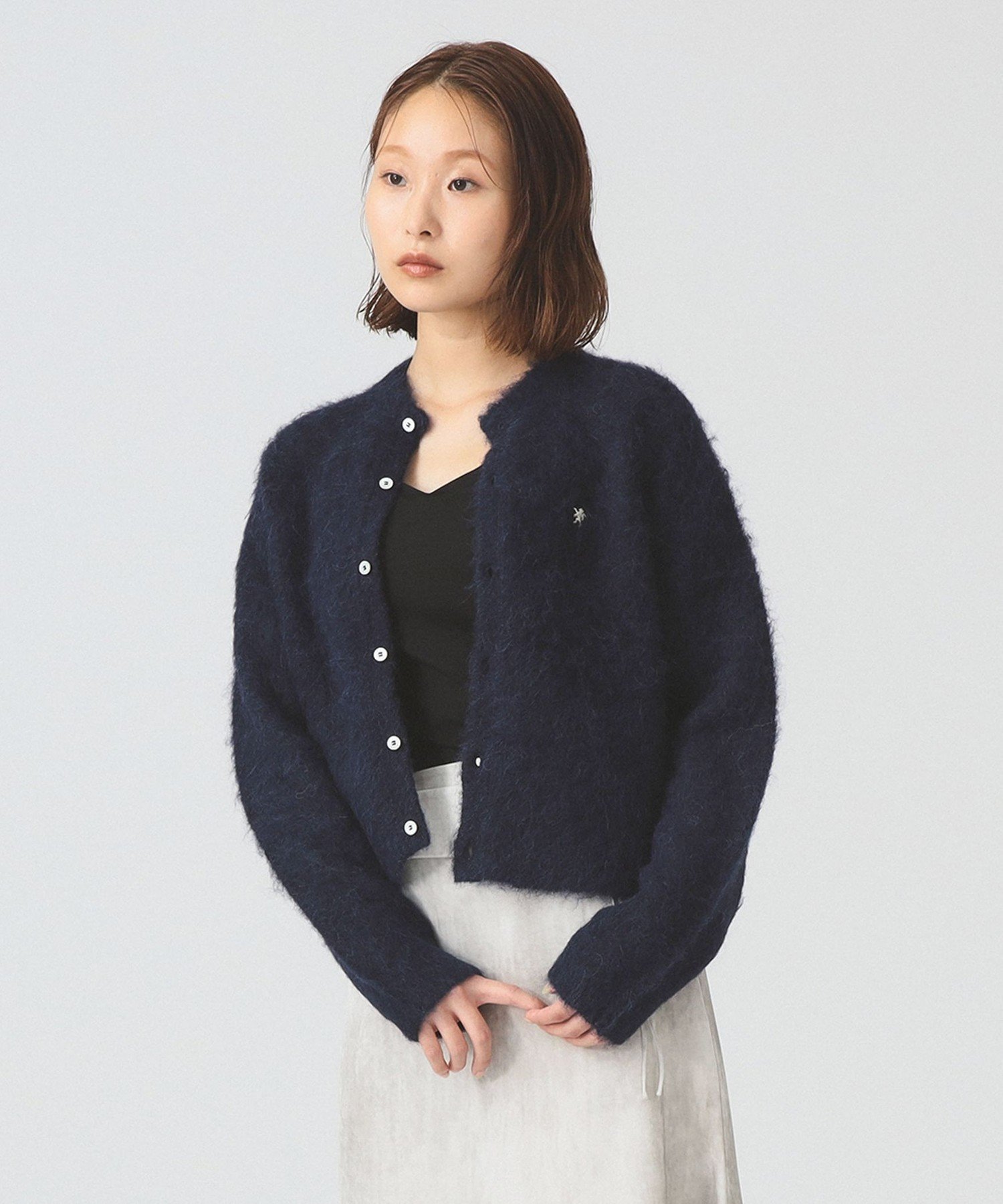 BEAMS WOMEN｜Gymphlex / シャギーニット カーディガン | Rakuten