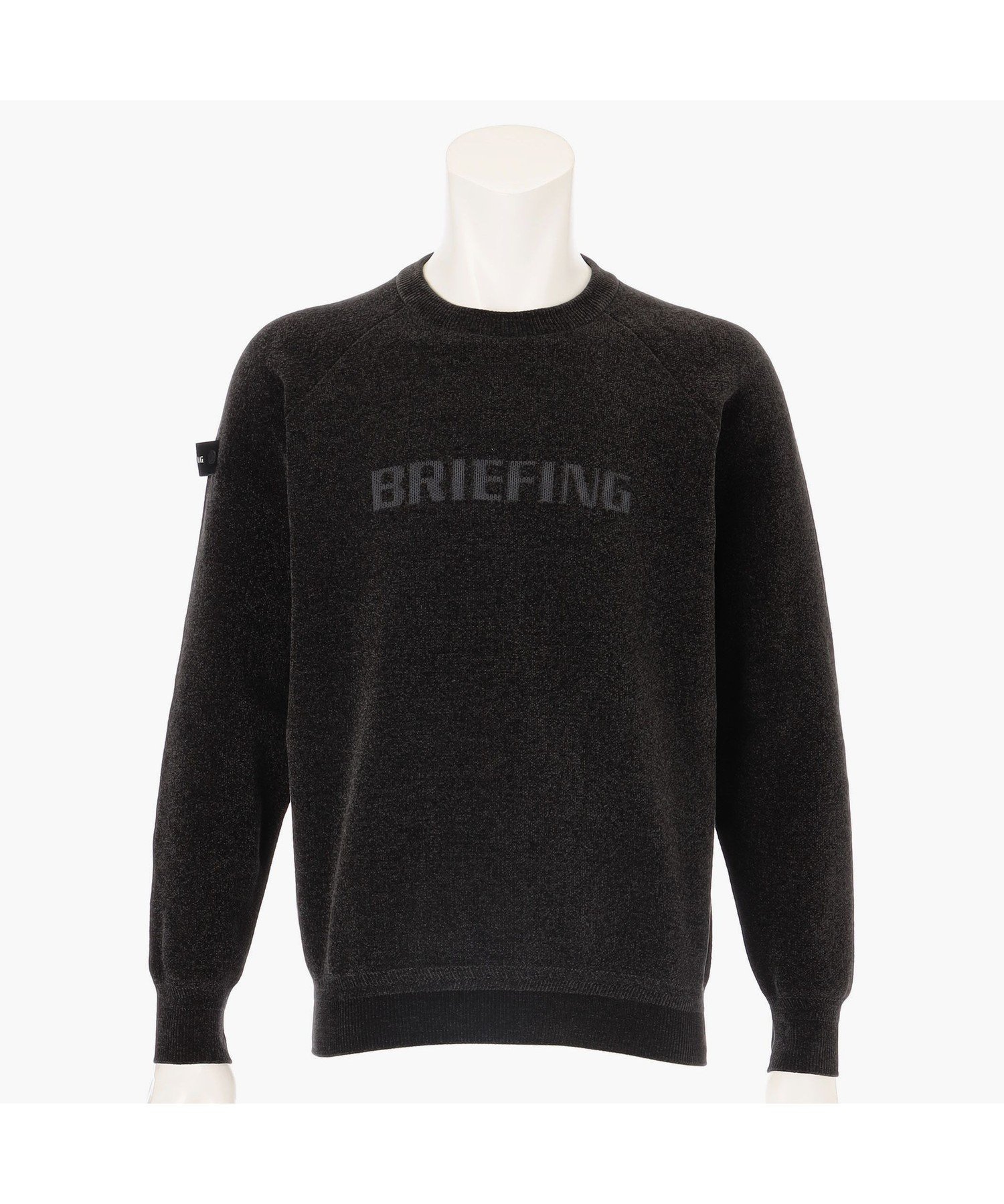 BRIEFING｜メンズ モールヤーン ロゴクルーネックニット | Rakuten
