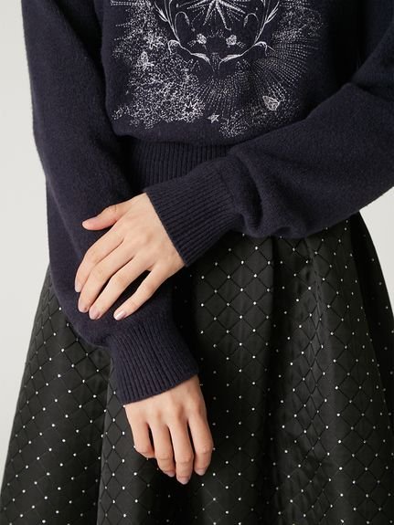 FRAY I.D｜エトワールエンブロイダリーニット | Rakuten Fashion(楽天