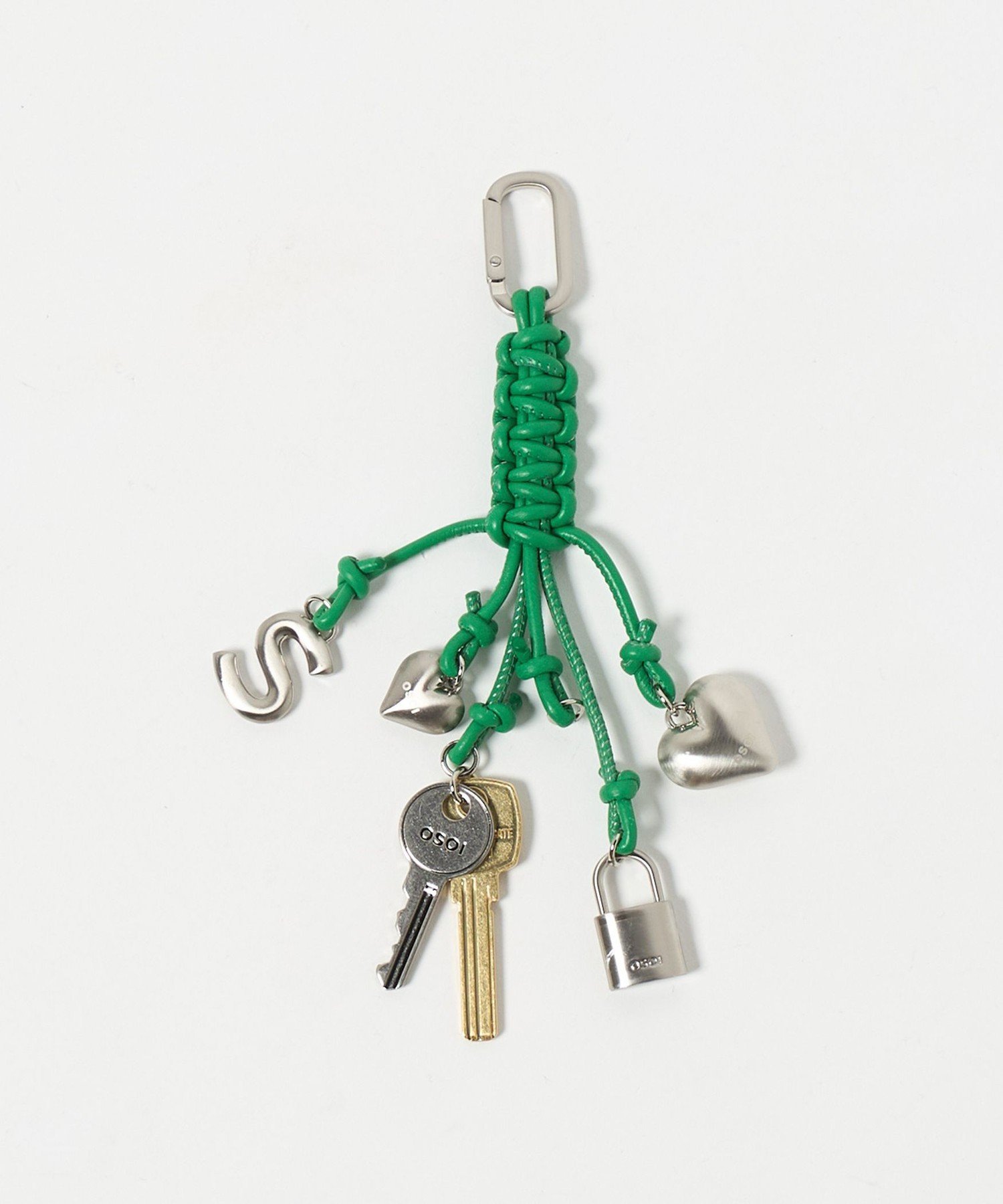 【別注】OSOI（オソイ）ロープキーリング ブラック 別注】＜OSOI＞ロープ キーリング（キーケース/キーアクセサリー