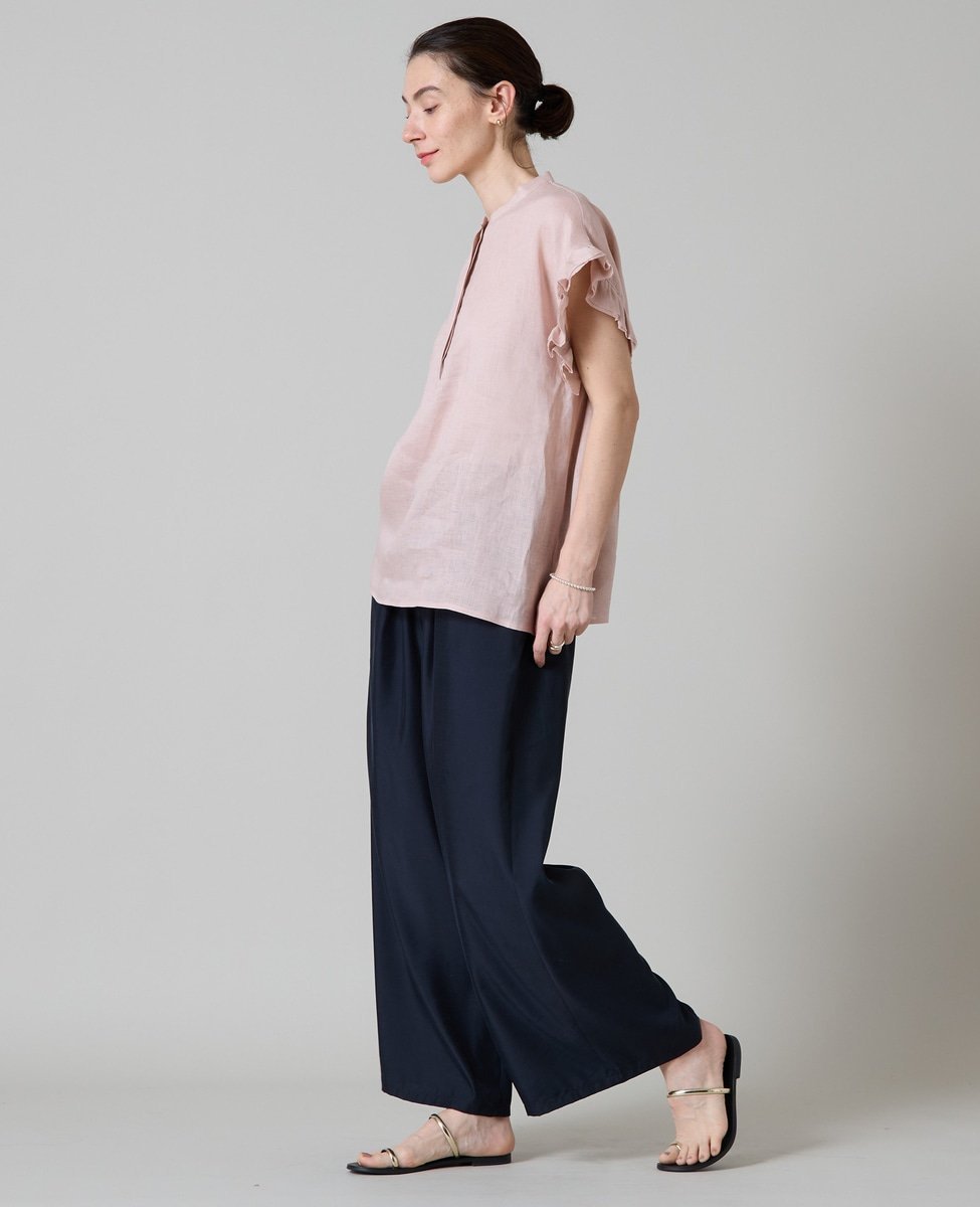 Liesse｜リネンフリルスリーブブラウス | Rakuten Fashion(楽天