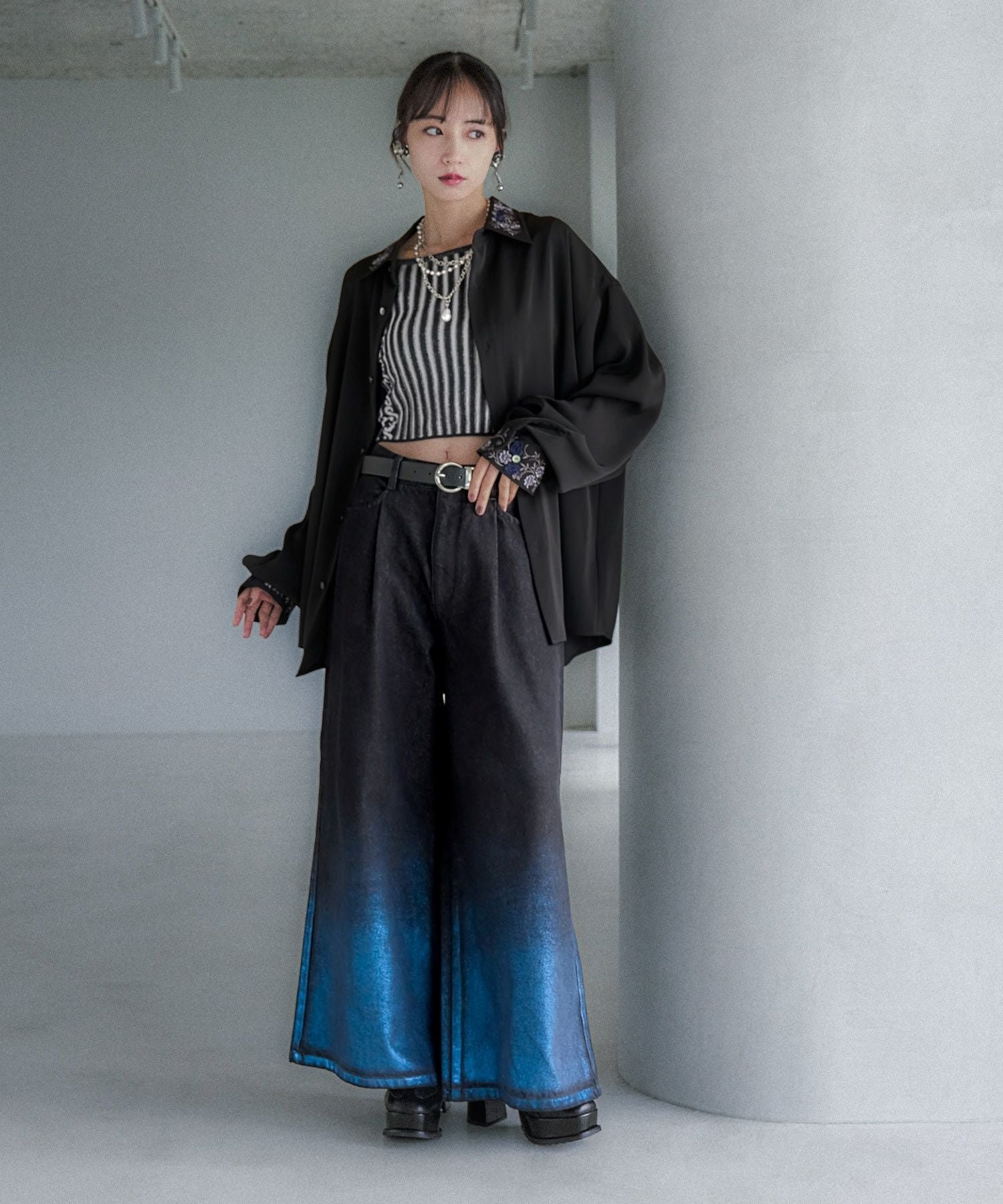 HARE｜グラデーションハクプリントデニムパンツ | Rakuten Fashion