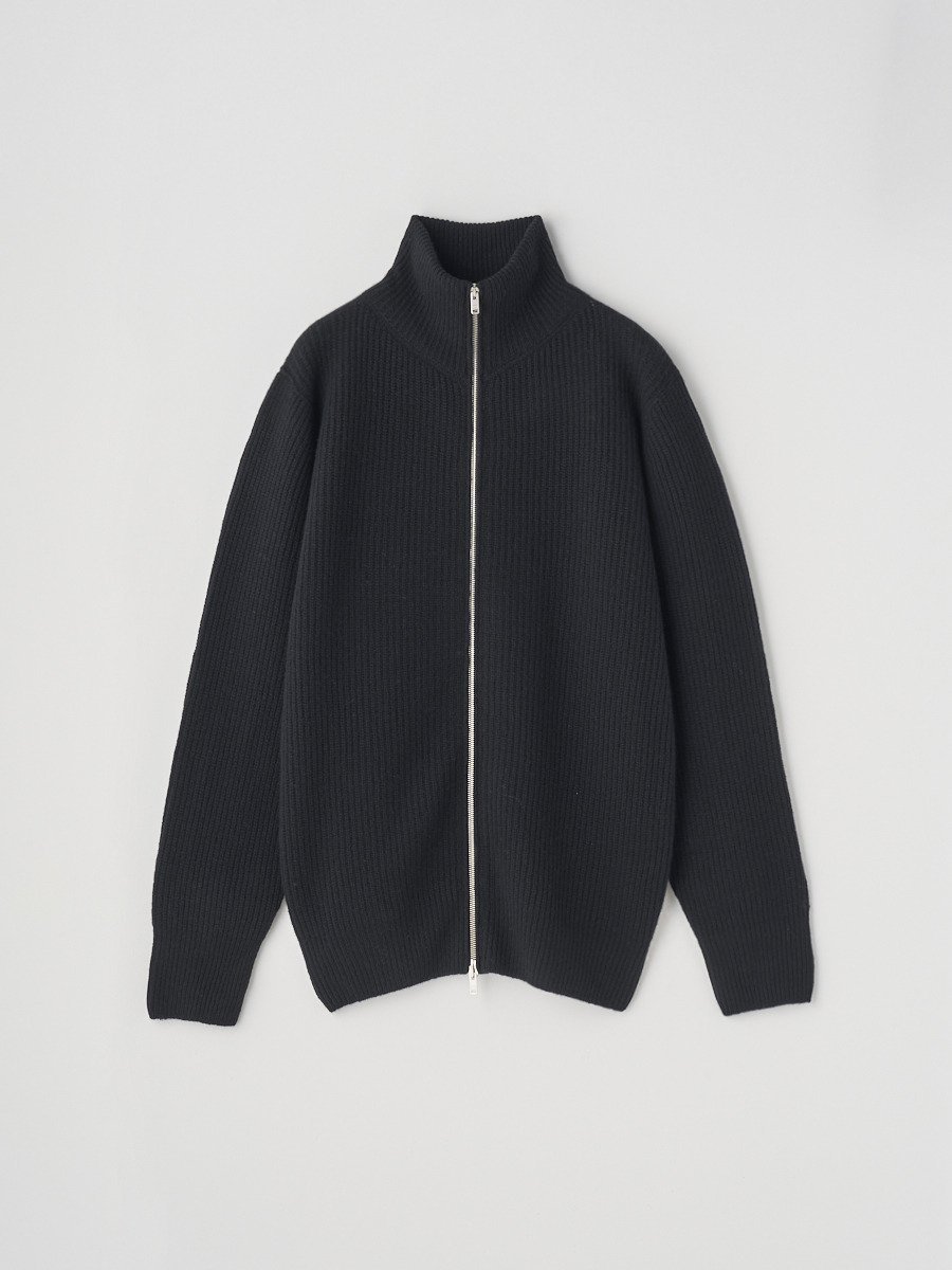 JOHN SMEDLEY｜[Eco Cashmere]カシミヤ混 フルジップスタンドネック