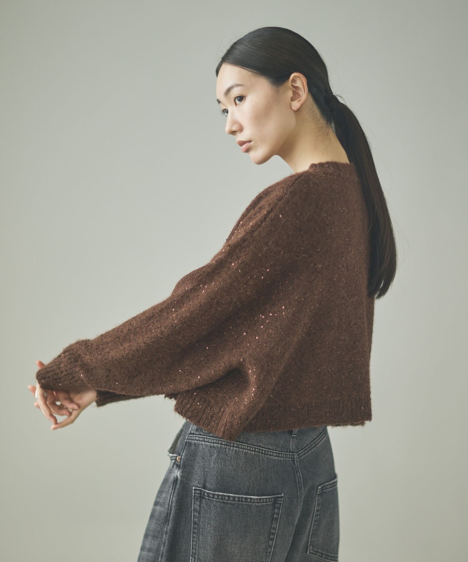 Curensology｜スパングルニットプルオーバー | Rakuten Fashion(楽天