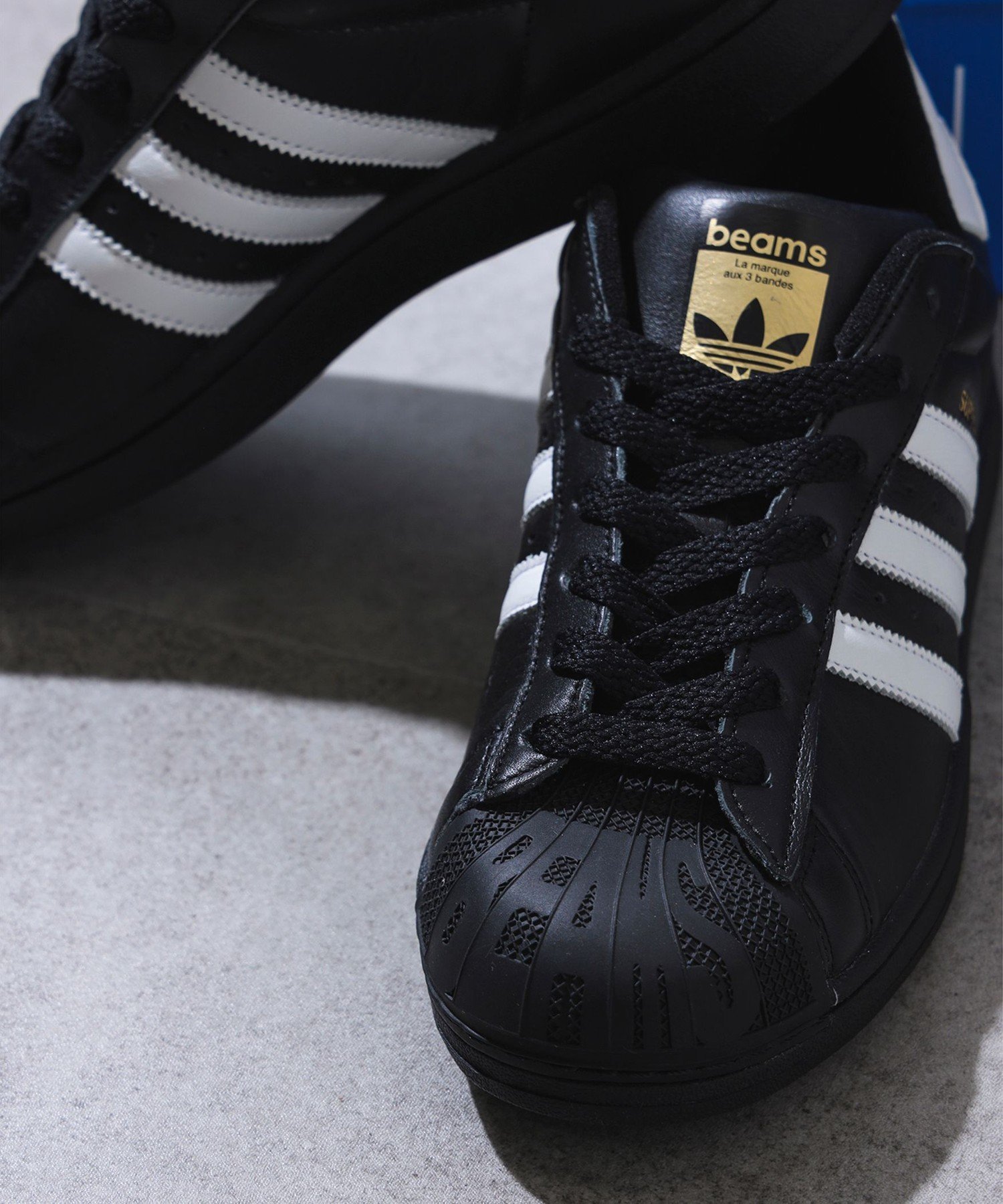 BEAMS MEN｜【別注】adidas / SUPERSTAR II BLACK | Rakuten Fashion