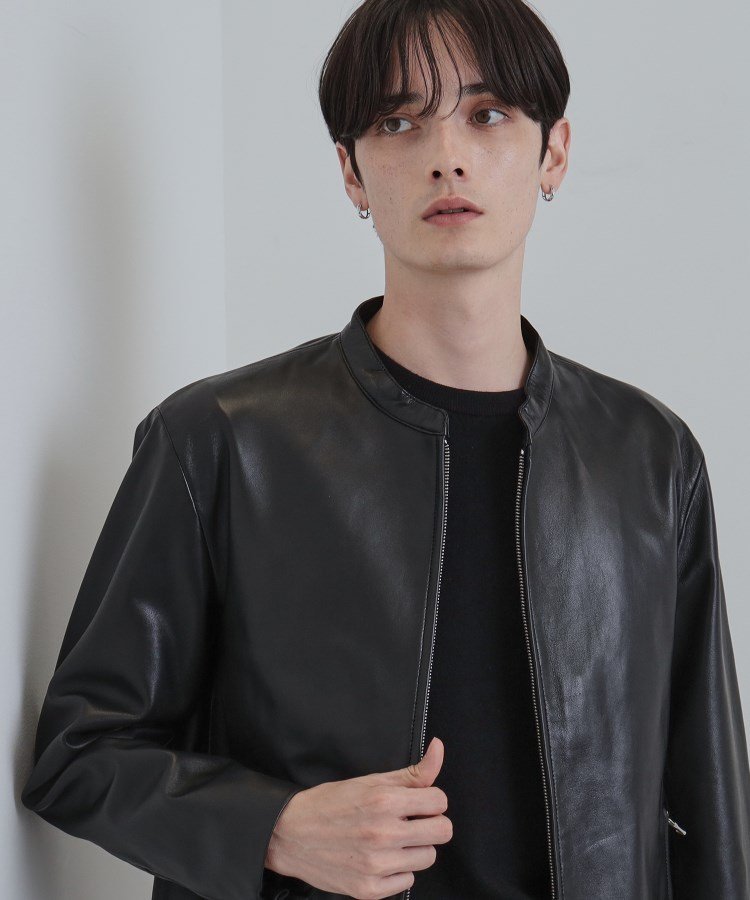 tk.TAKEO KIKUCHI｜【本革】ラムレザーシングルライダース | Rakuten