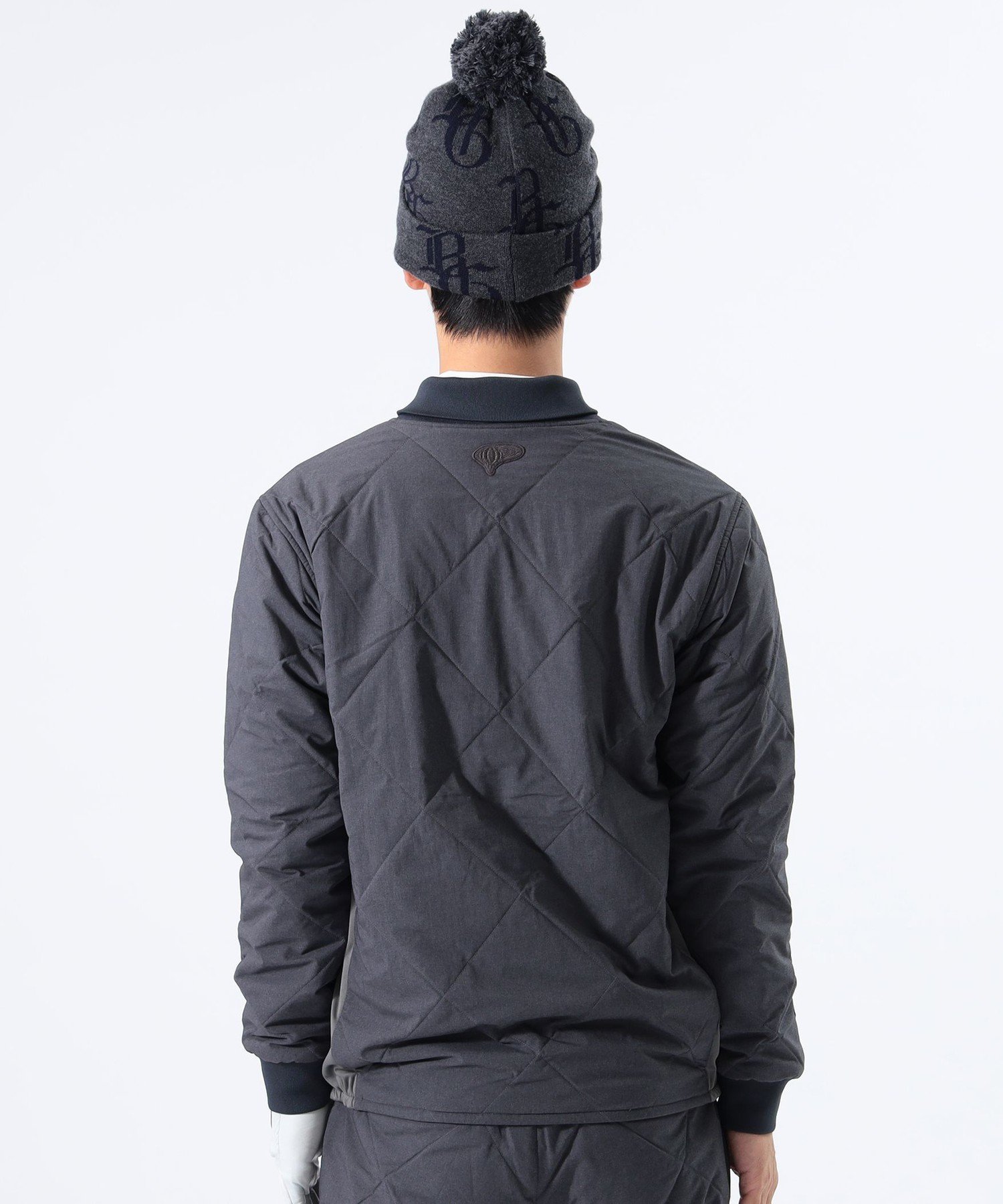 BEAMS OUTLET｜ORANGE LABEL / 格子キルト 切り替えジップブルゾン