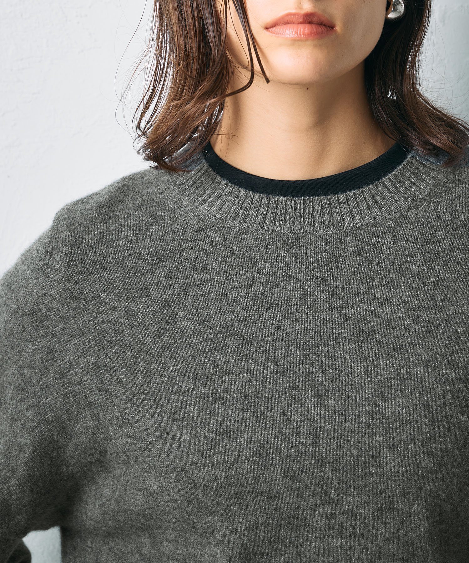 N.O.R.C｜【CASHMERE100%】カシミヤクルーネックニット | Rakuten