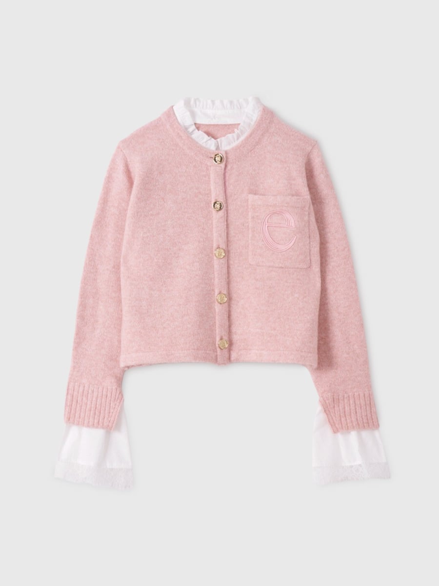 EIMY ISTOIRE｜Attachedcollrモヘアカーディガン | Rakuten Fashion