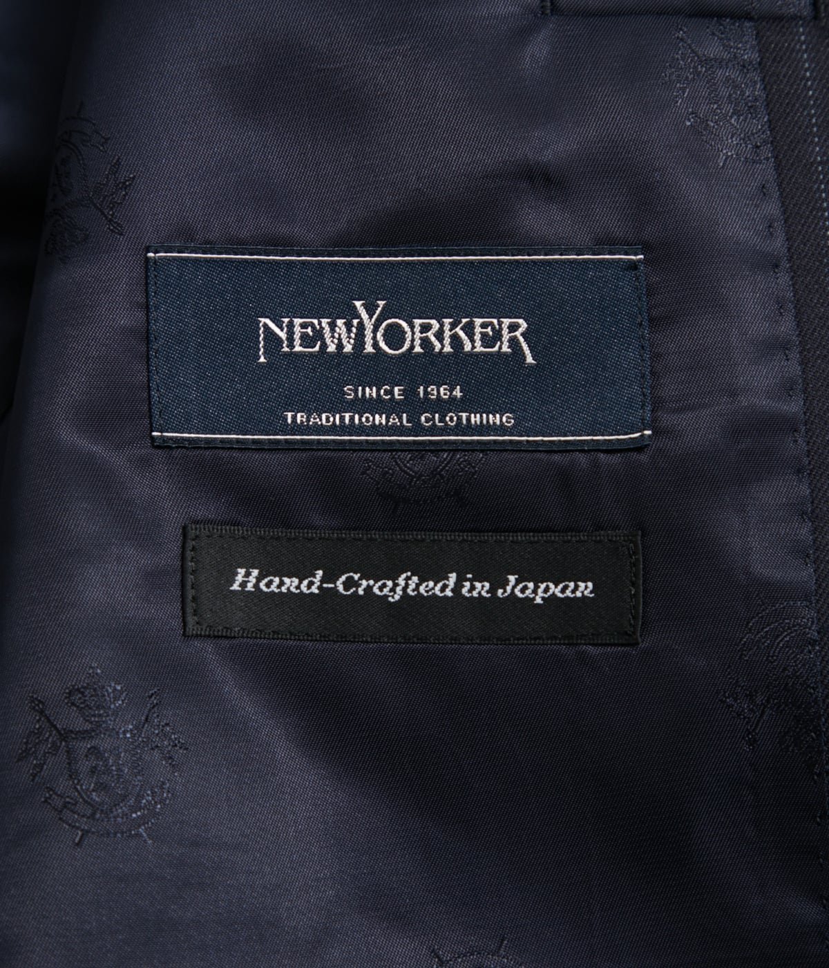 NEWYORKER｜TAILOR CLOTH シルク混 ストライプ スーツ | Rakuten