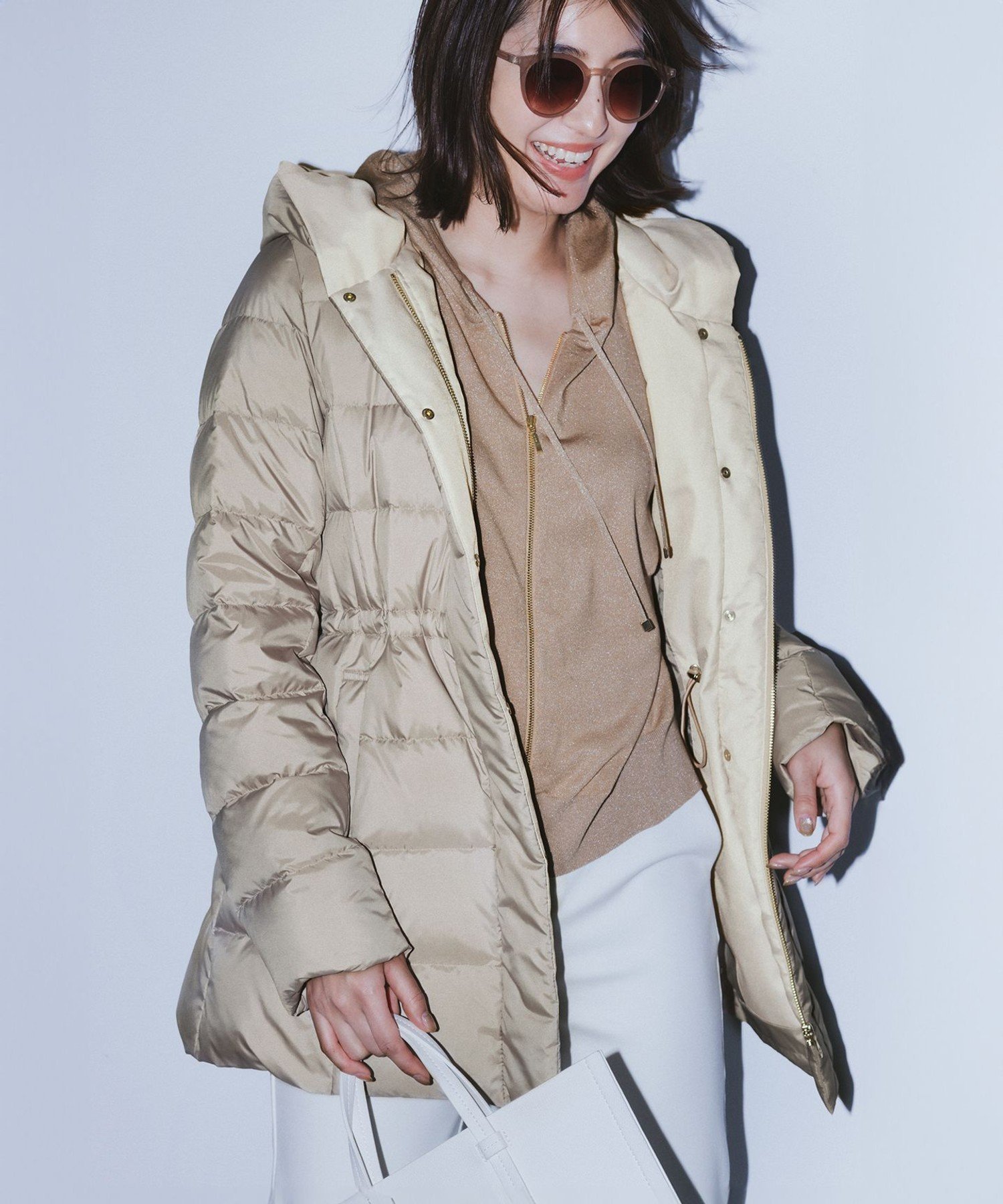 23区｜【VERY掲載/新色追加】シレータフタ ミドル丈 ダウンコート