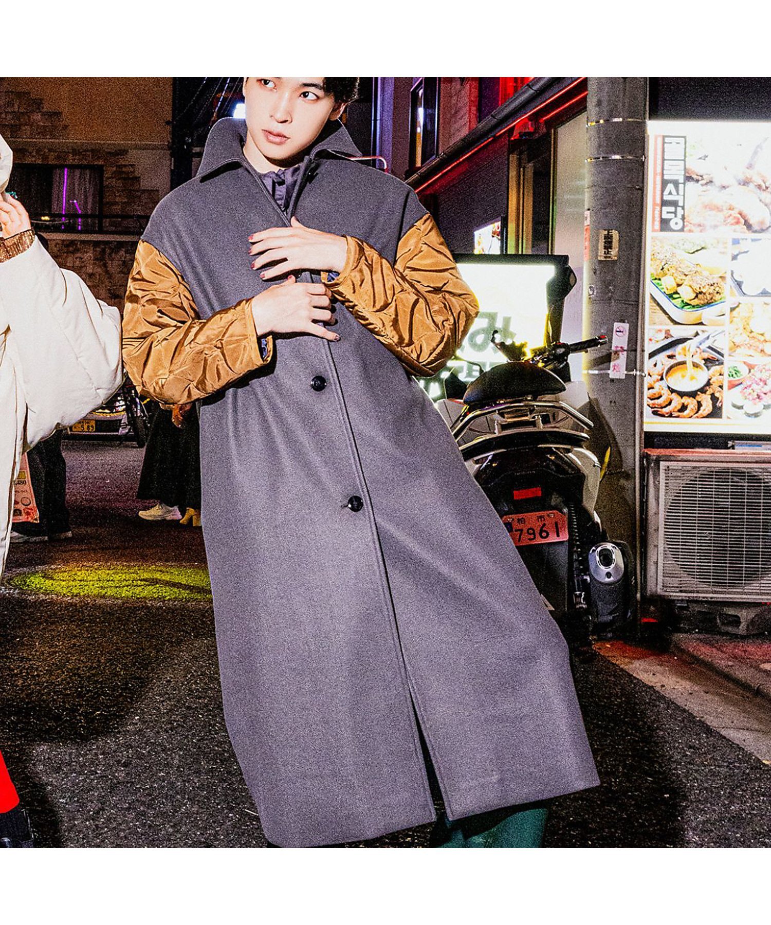 NOMINE｜袖キルティングステンカラーコート | Rakuten Fashion(楽天