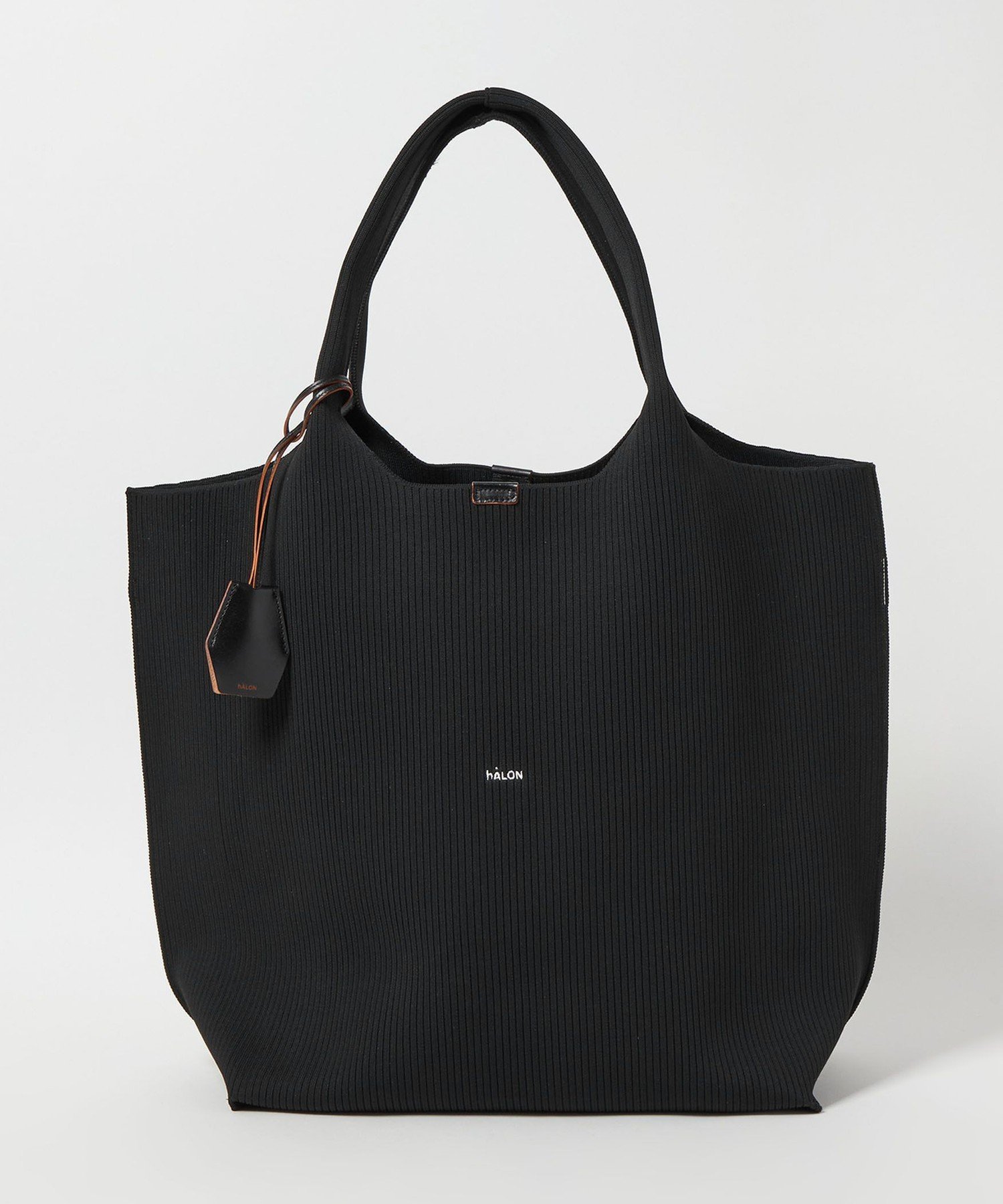 hALON ブラック トートバッグ halon トートバッグ 「hALON」レザー バケットバッグS メンズ