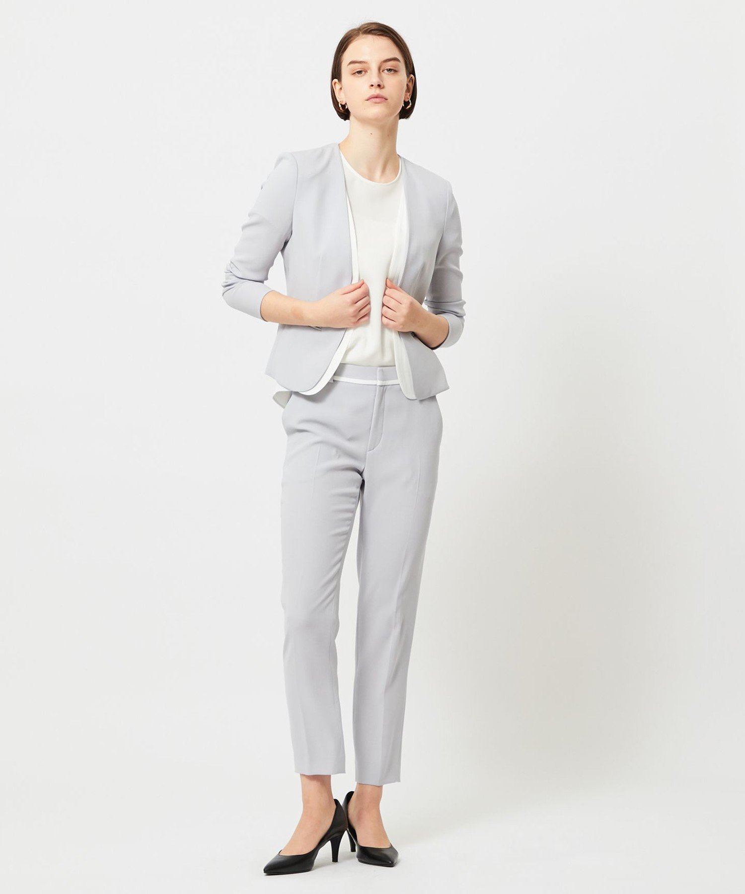 BEIGE,｜CINDY / ダブルカラージャケット | Rakuten Fashion(楽天