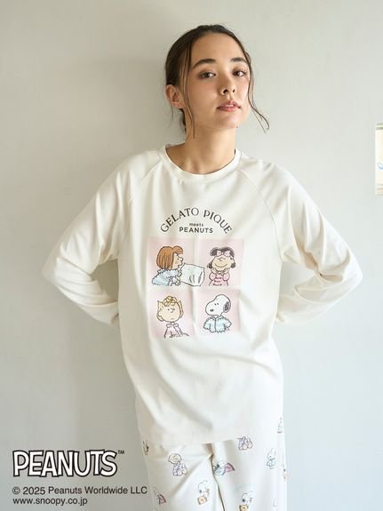 gelato pique｜【PEANUTS】オリジナルアート ワンポイントロンT