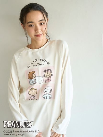 gelato pique｜【PEANUTS】オリジナルアート ワンポイントロンT