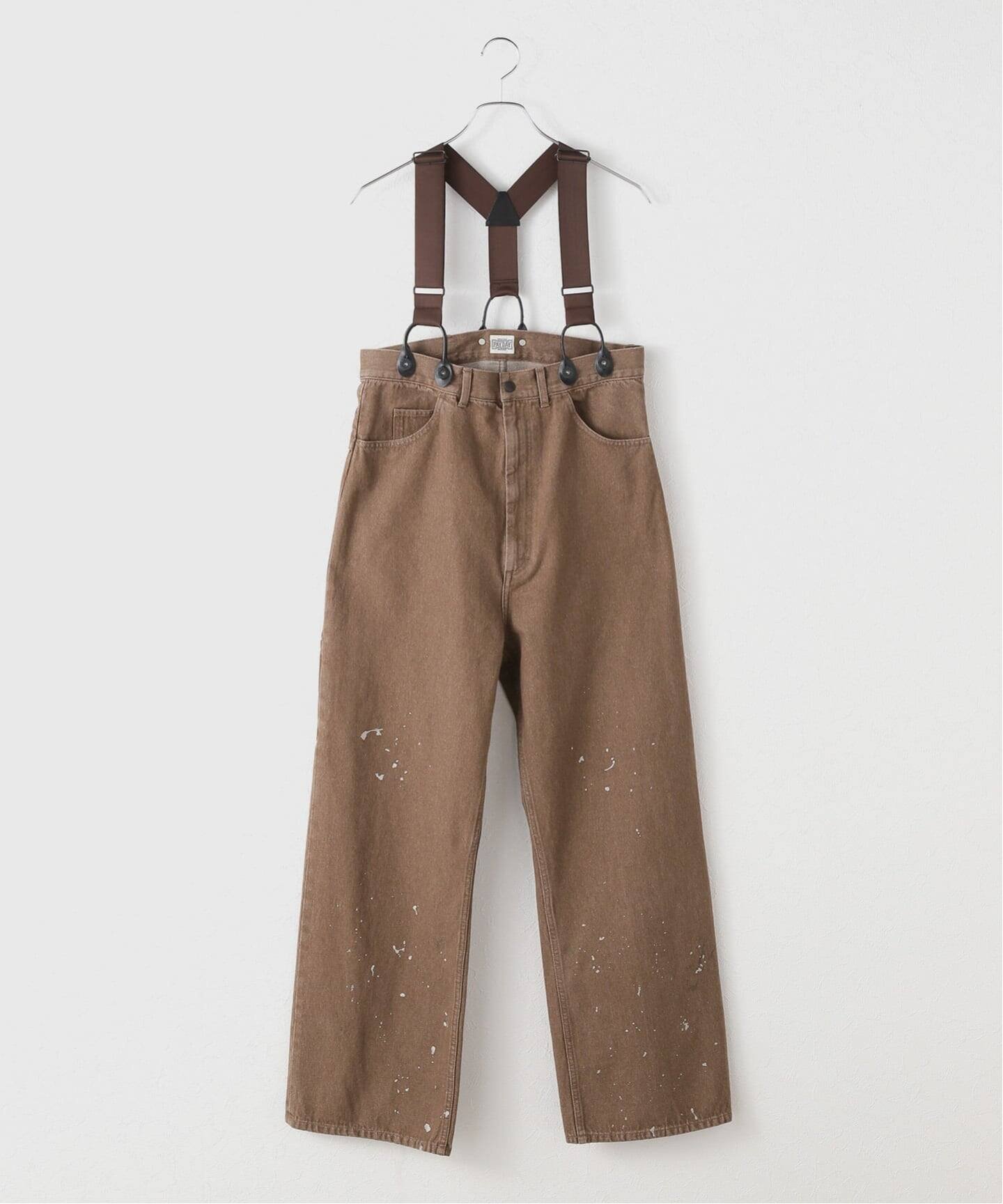 FRAMeWORK｜PAYDAY /ペイデイ サスペンダー付きペイント加工デニム