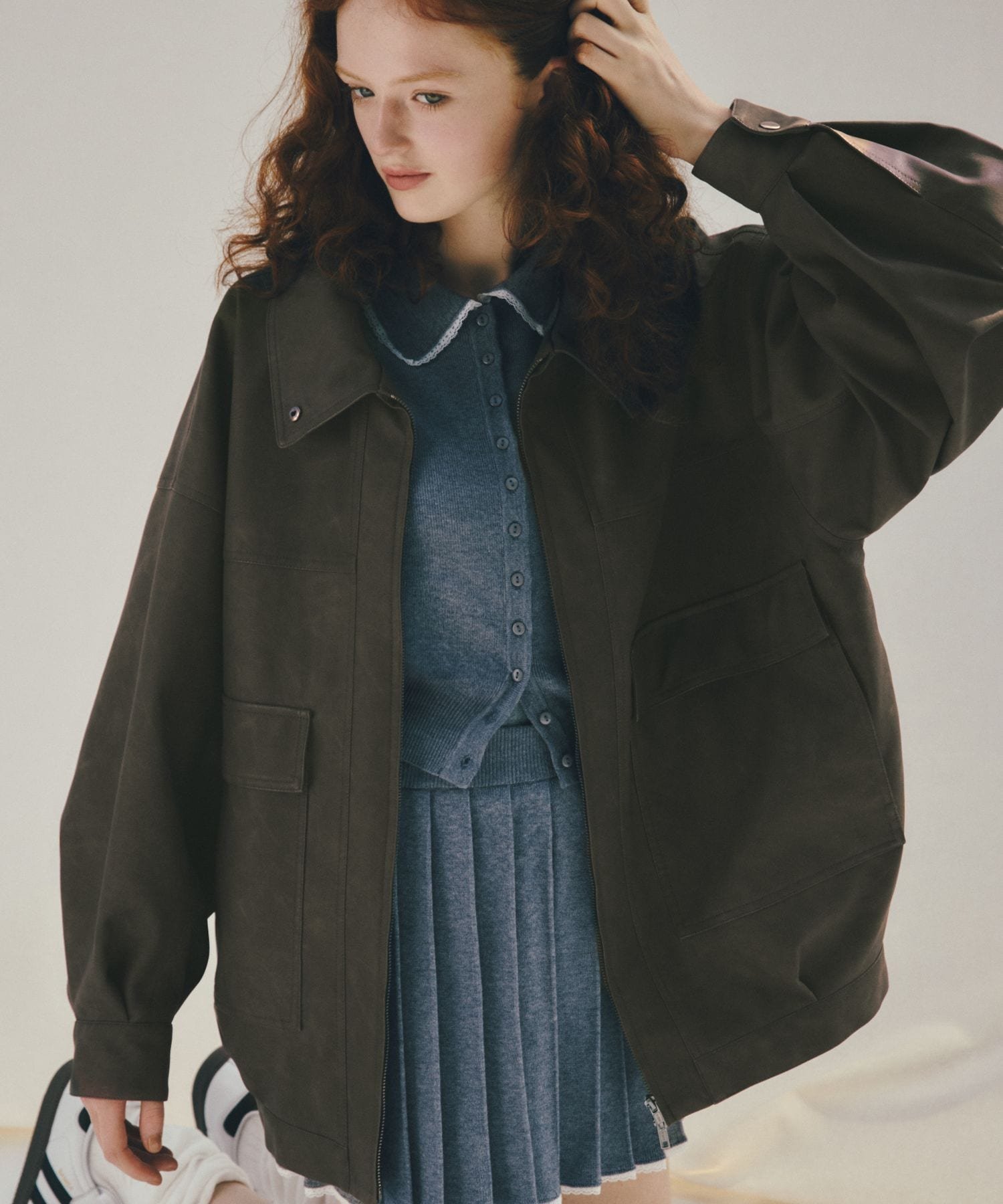 Heather｜フェイクレザーBIGブルゾン2 | Rakuten Fashion(楽天