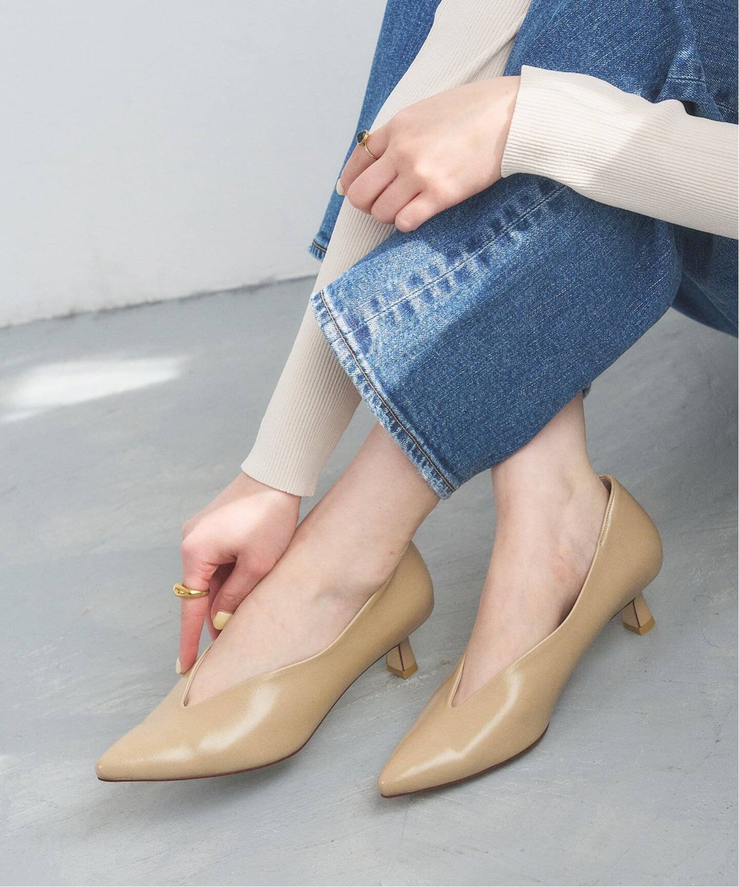 LE TALON｜《追加》4.5cmポインテッドハイバンプパンプス | Rakuten