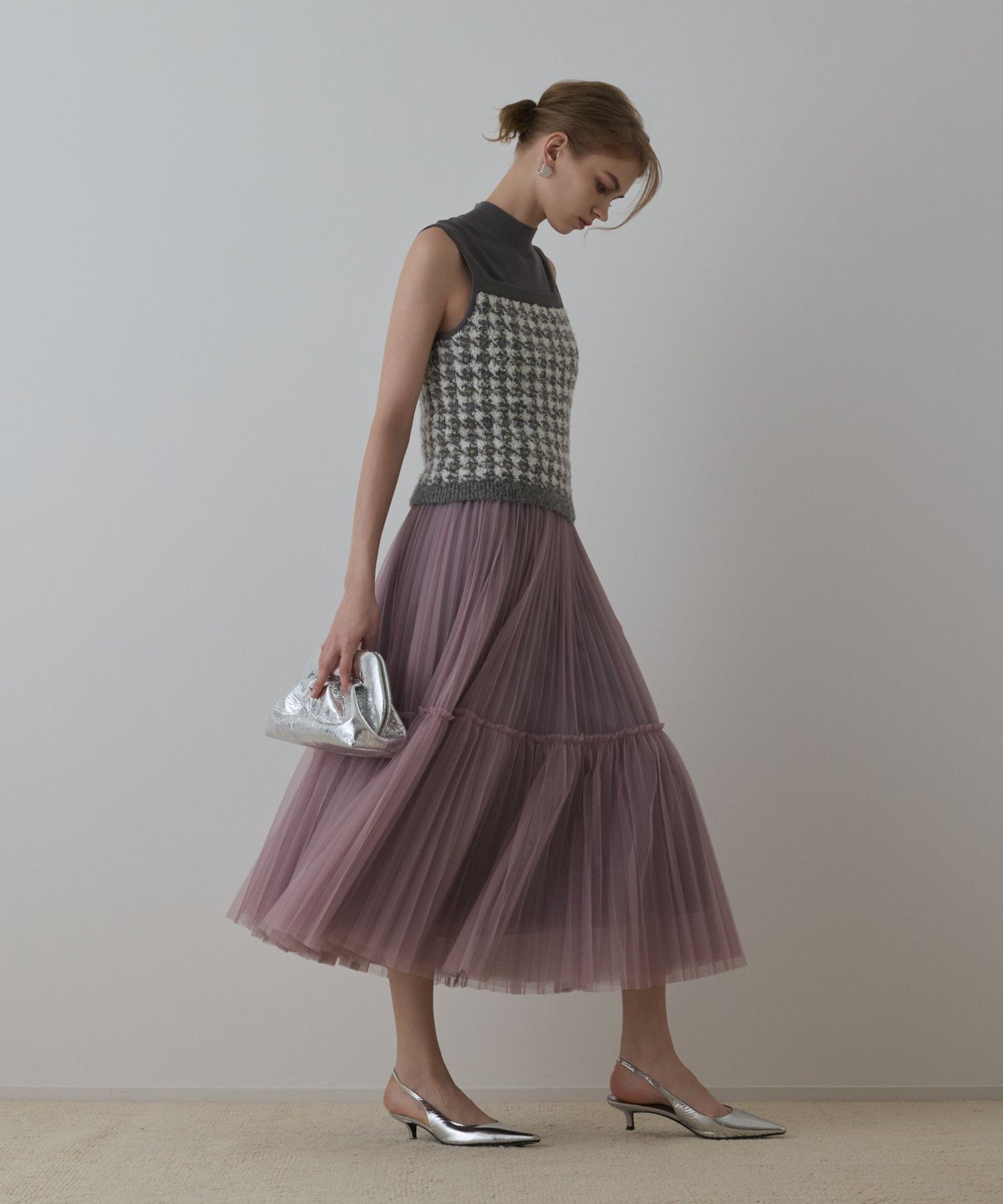 GRACE CONTINENTAL｜チュールティアードスカート | Rakuten Fashion