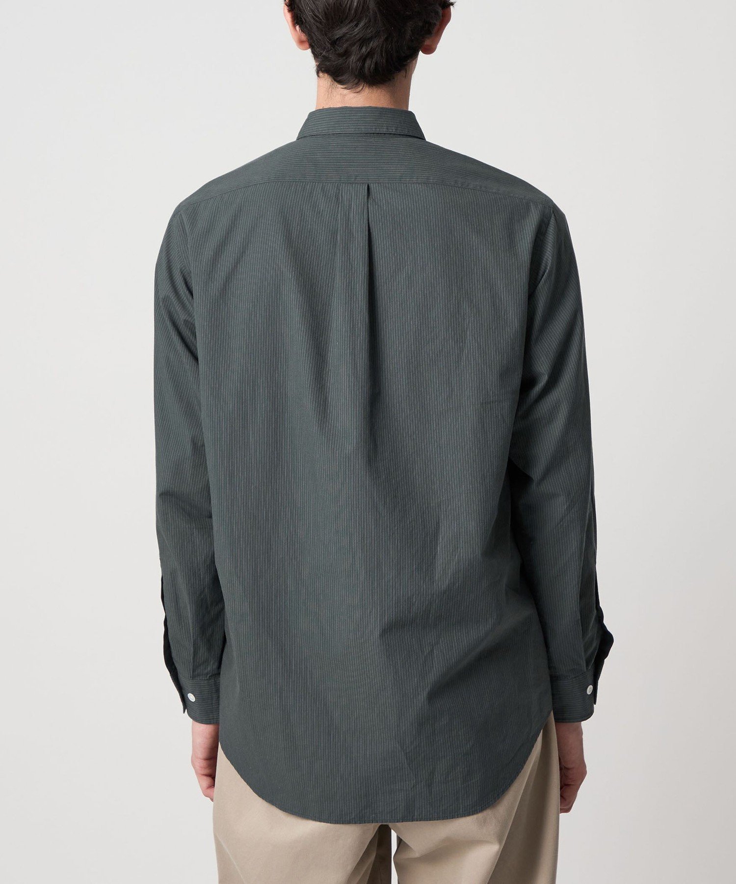 ご*ろ様 steven alan コンパクトヤーン ストライプ シャツ s STEVEN ALAN（スティーブンアラン） シャツ 60 コンパクトヤーン