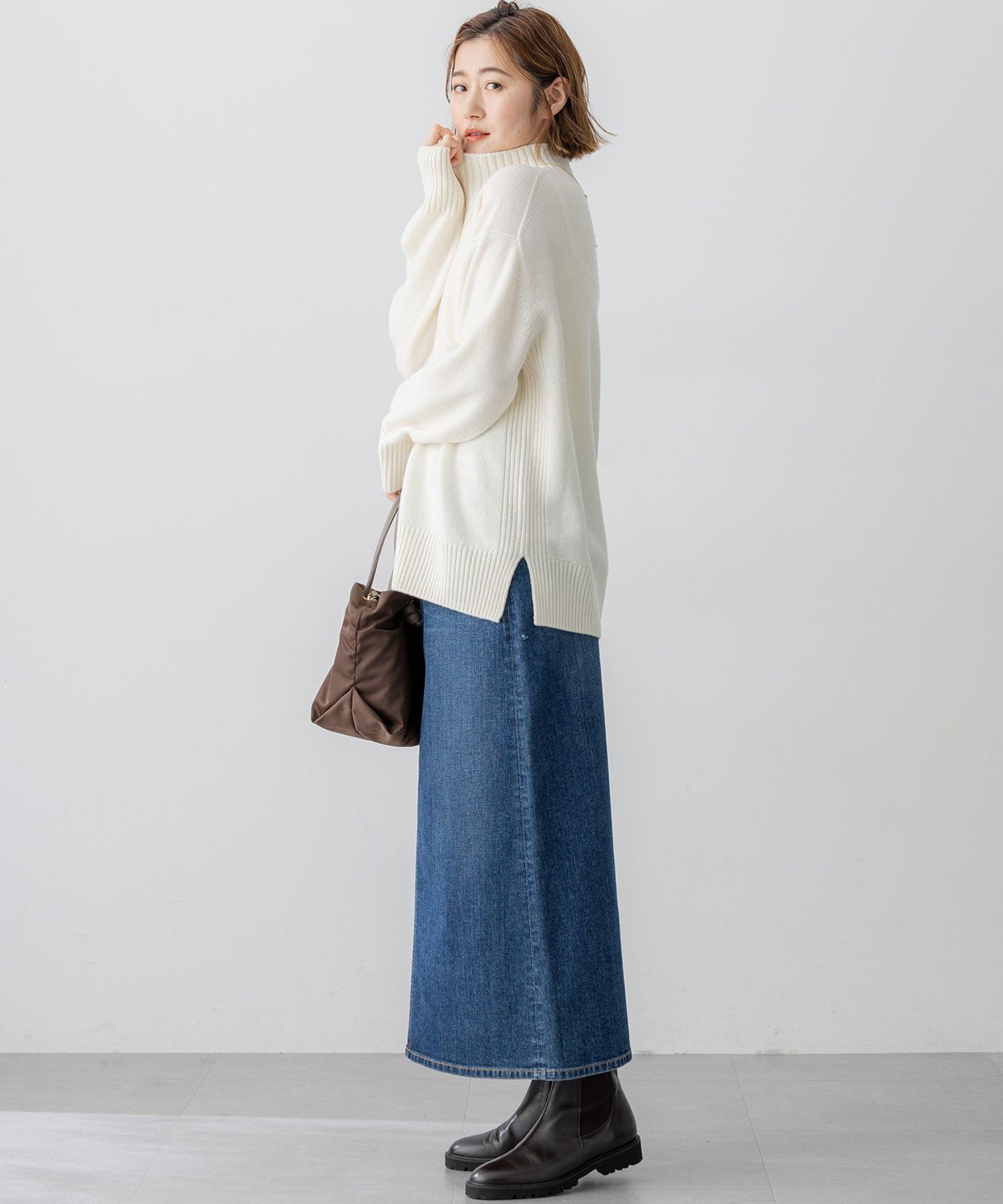 23区｜【見上愛さんコラボカラー/Oggi掲載】カシミヤブレンド