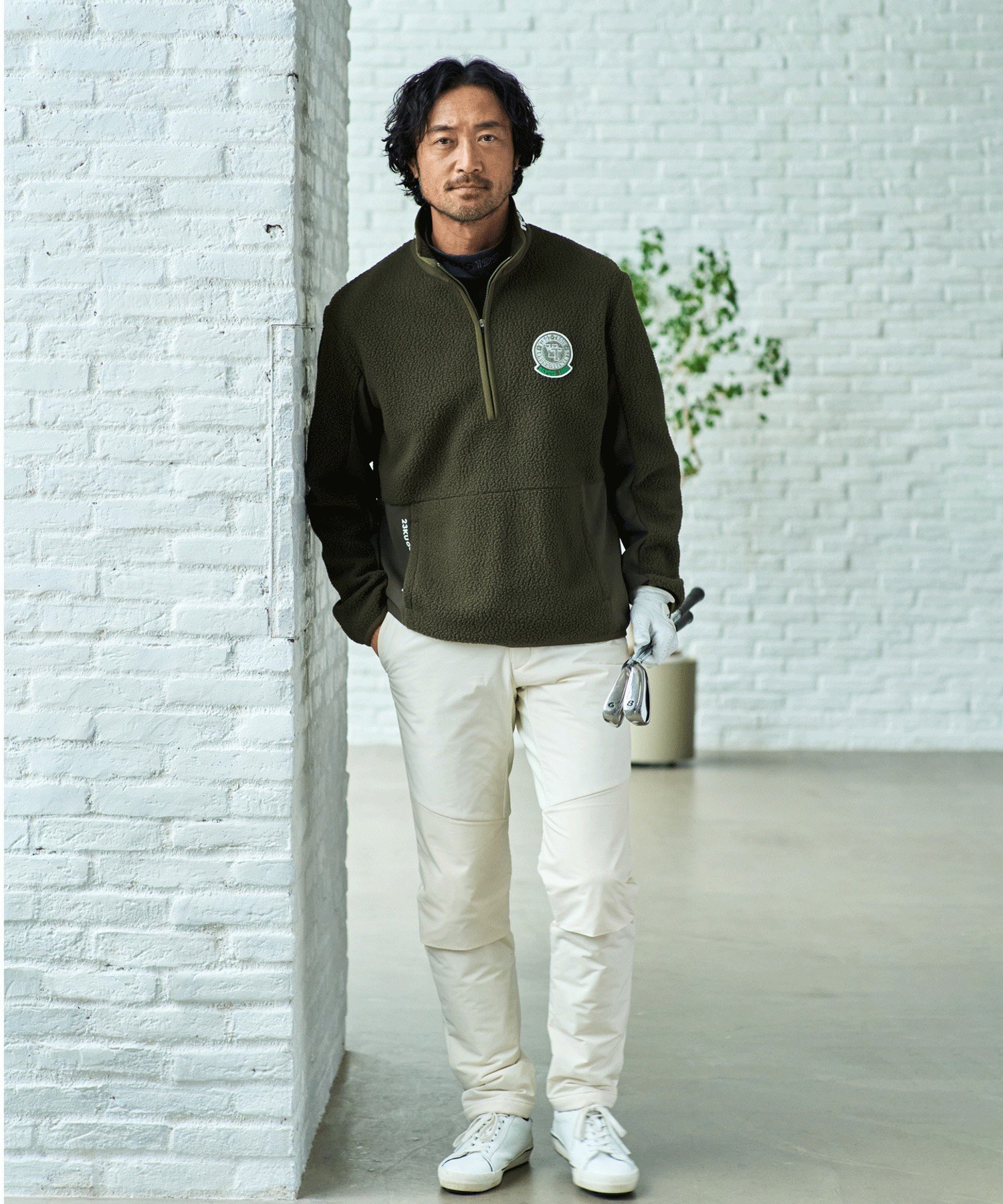 23区GOLF｜【MEN】ボアフリースプルオーバー | Rakuten Fashion(楽天